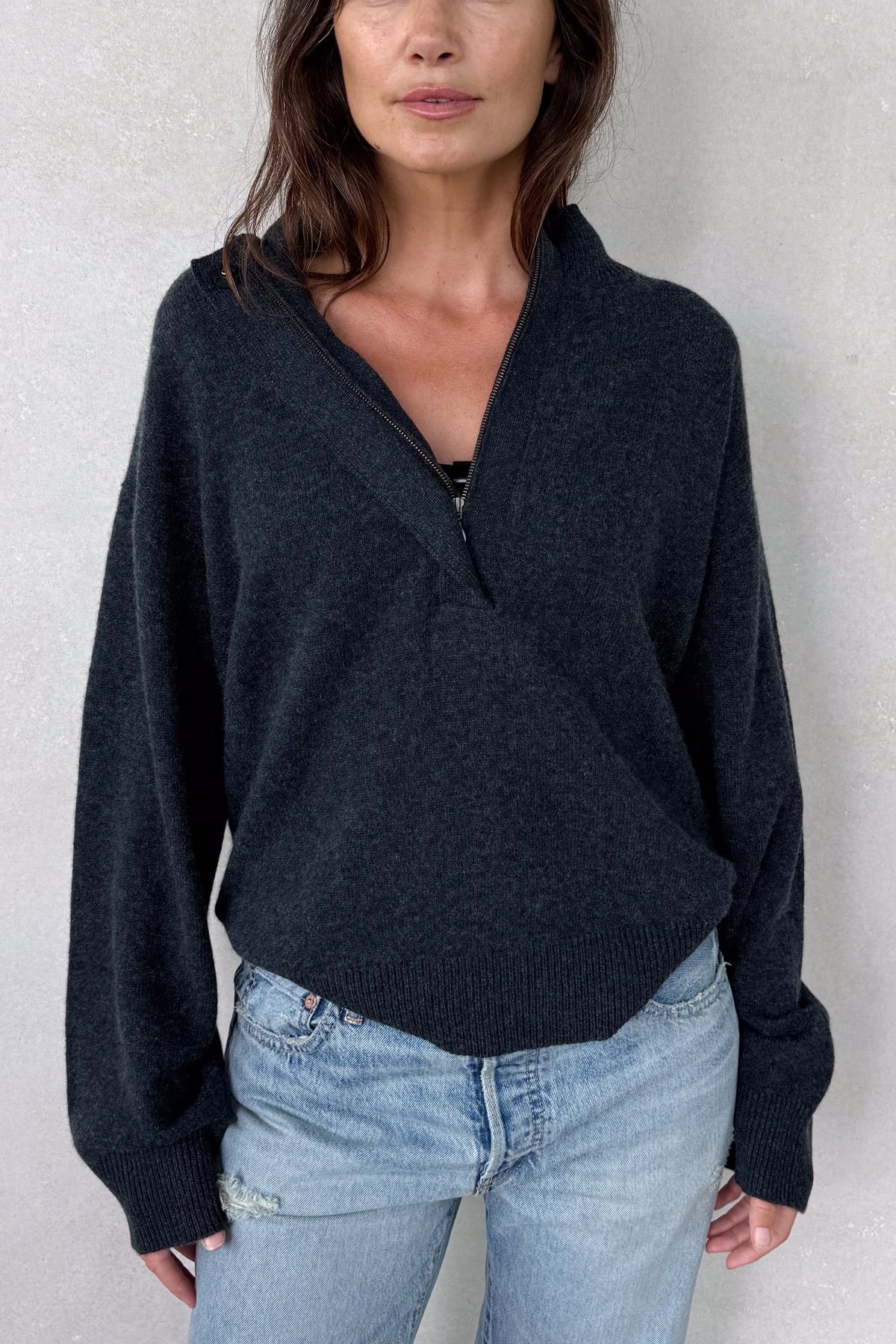 Croatia Midnight Cashmere Sweater