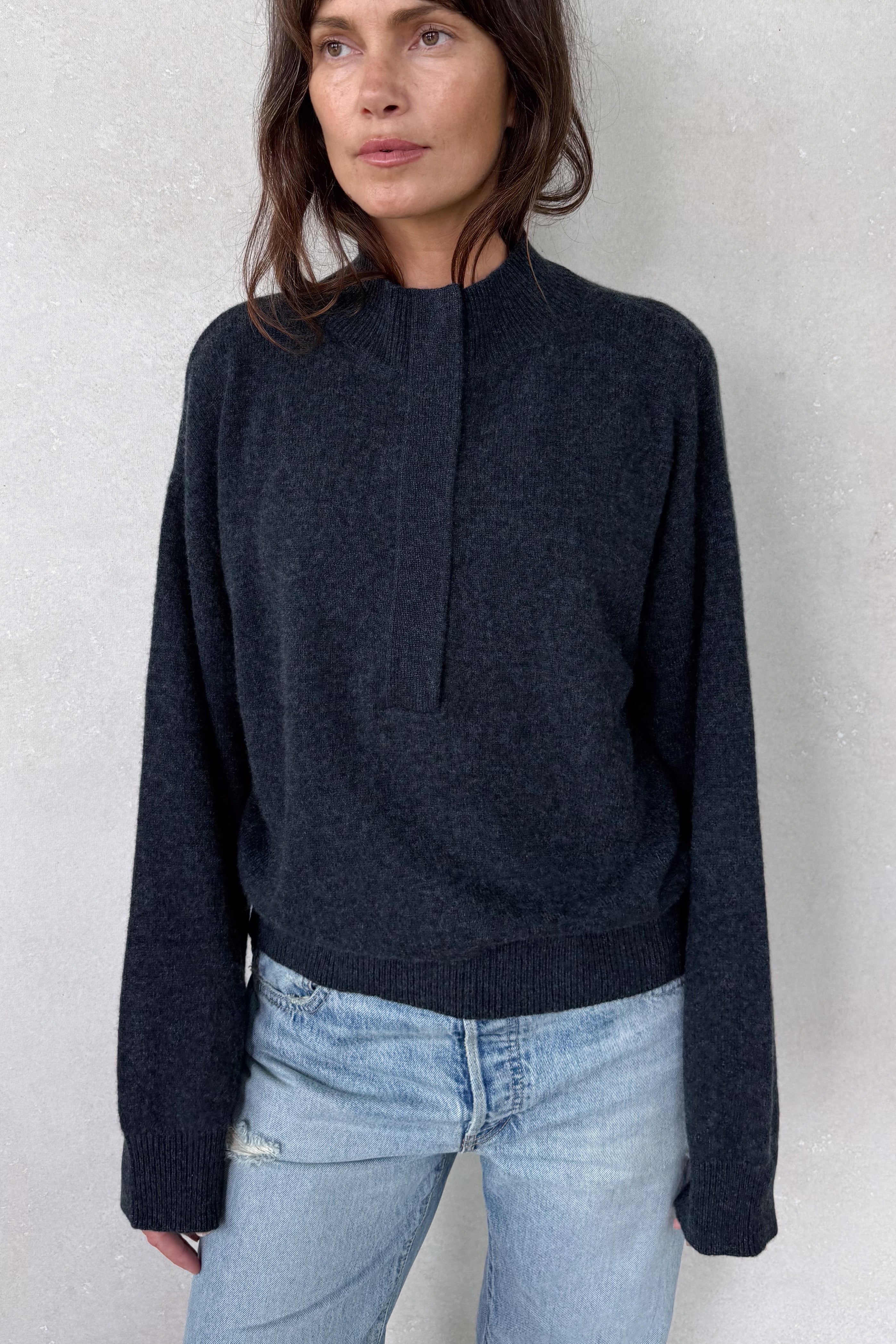 Croatia Midnight Cashmere Sweater