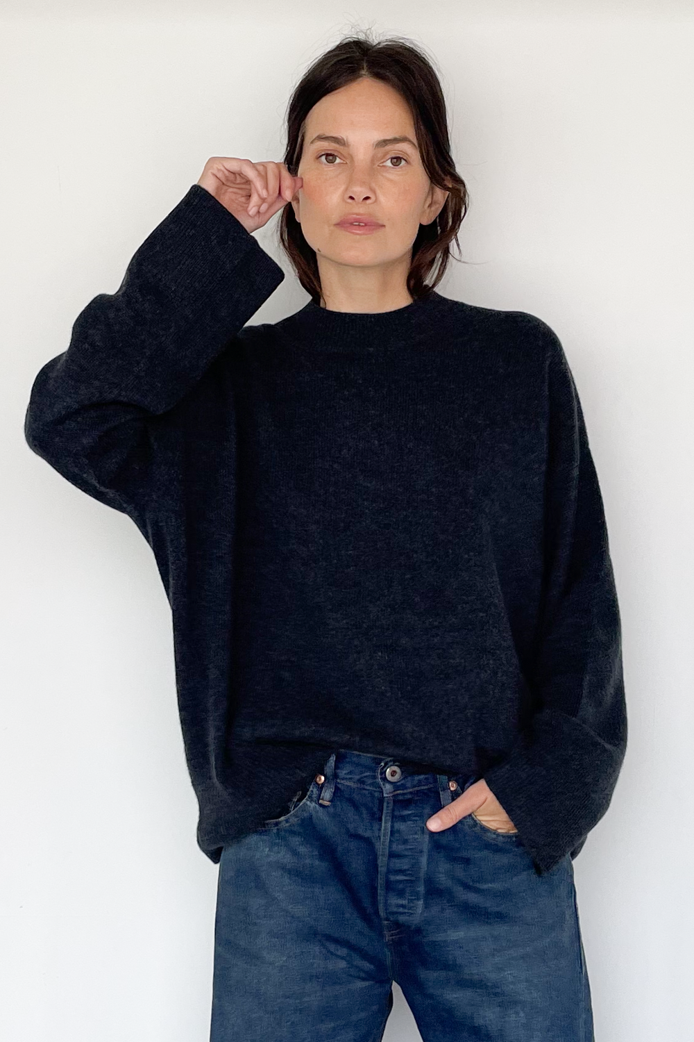 Midnight Navy Norway Cashmere Sweater