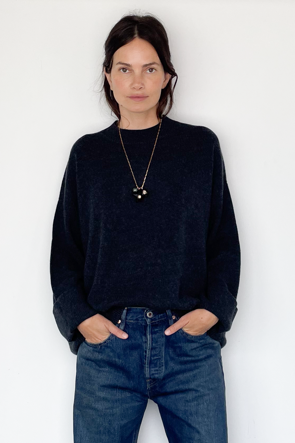 Midnight Navy Norway Cashmere Sweater