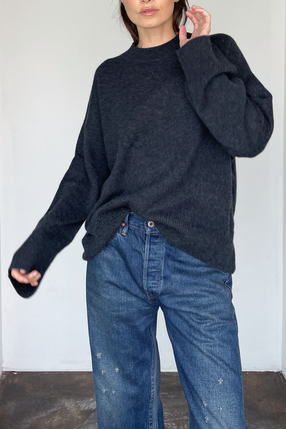 Midnight Navy Norway Cashmere Sweater