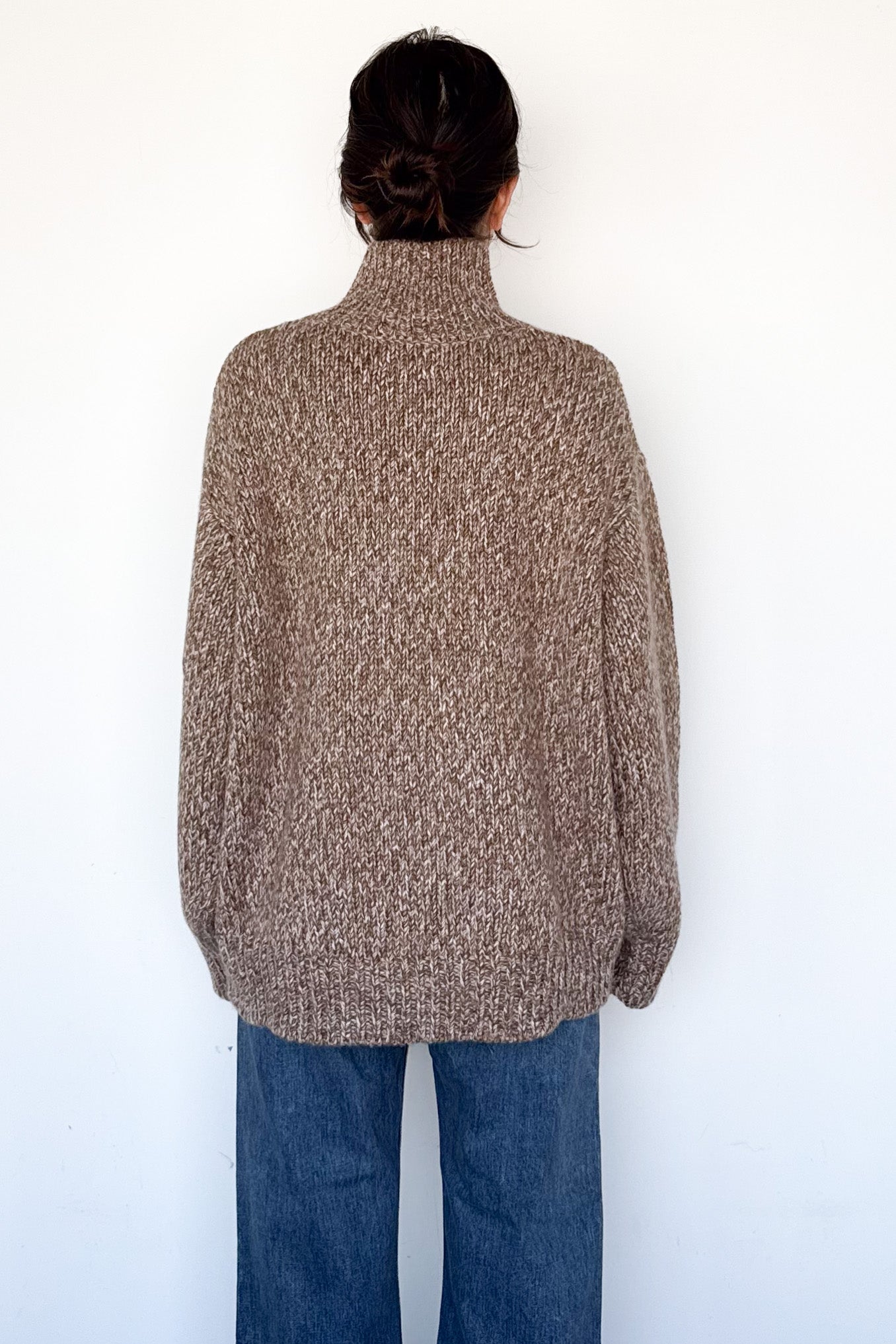 Nevada Chunky Knit Cashmere Zip Sweater