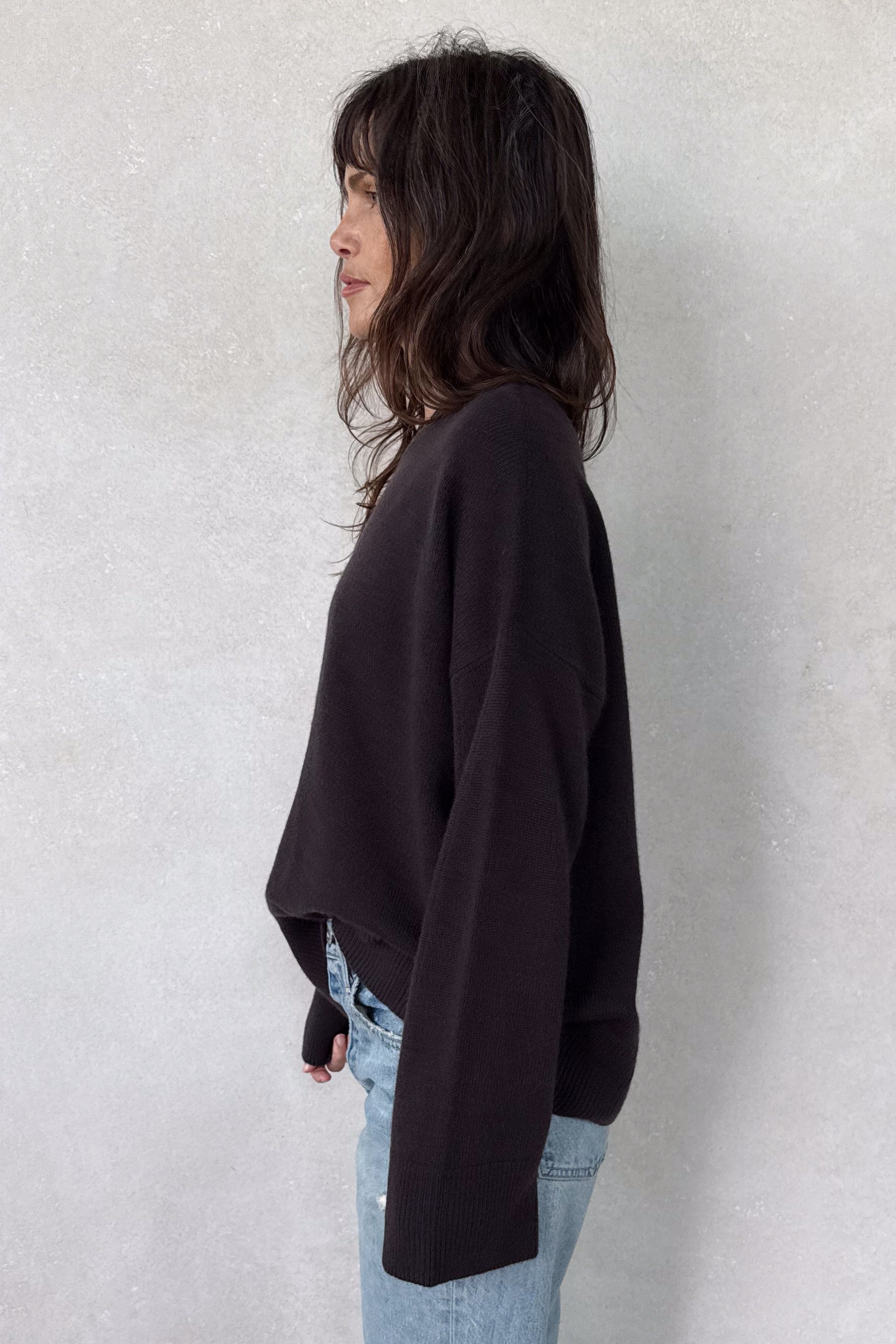 Norway Prune Cashmere Sweater
