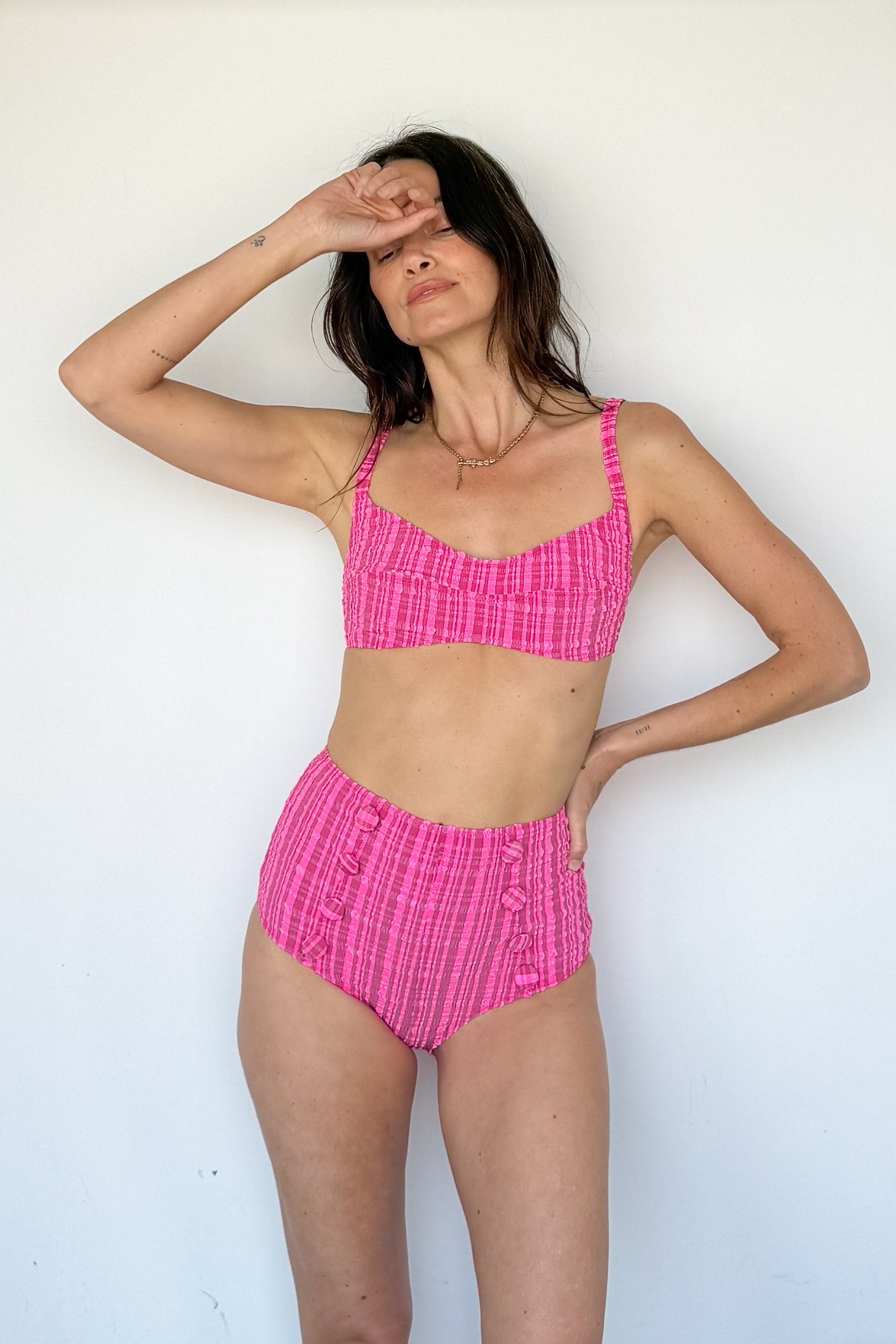 Balconette High Waist Bikini Set