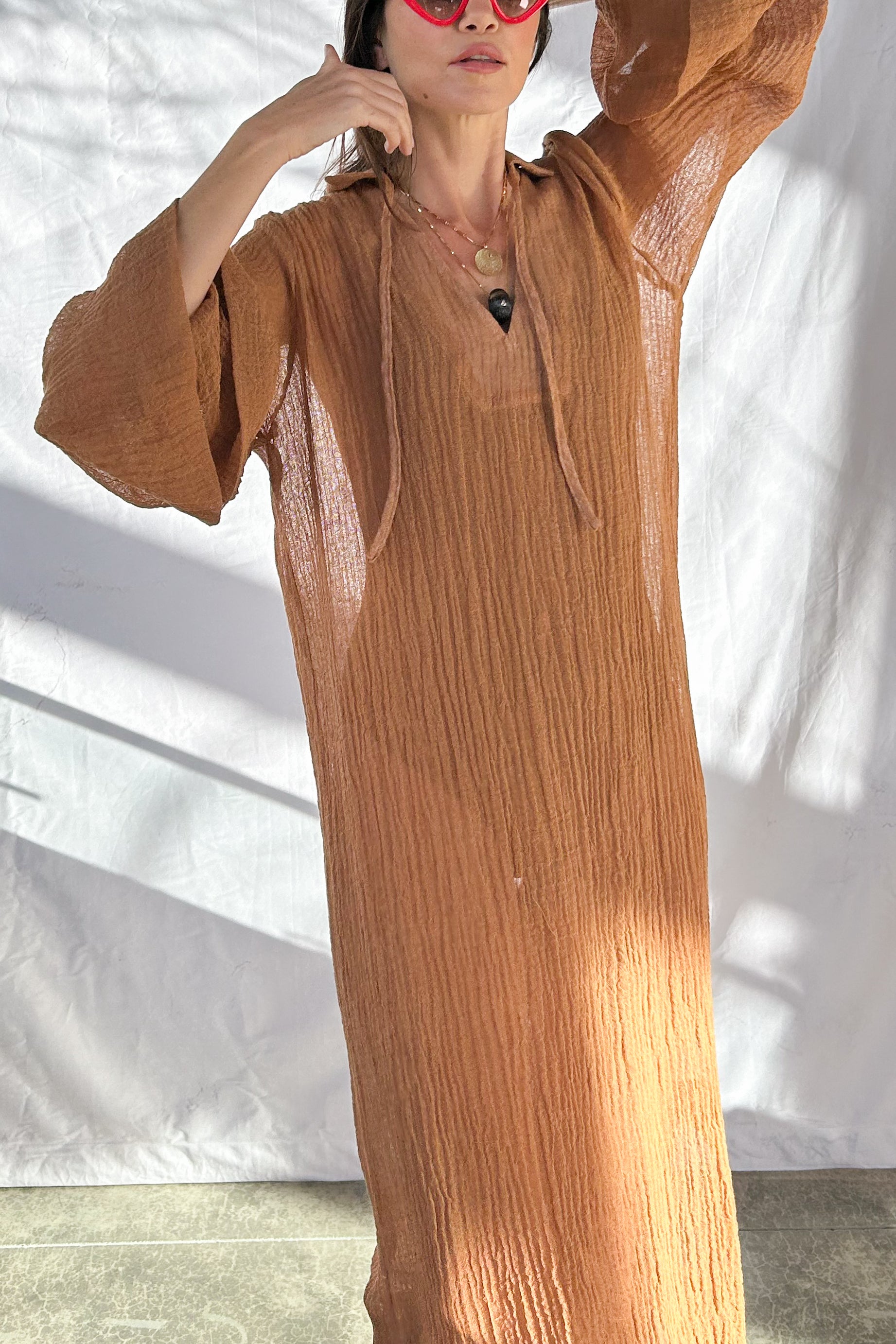 Sorrento Gauze Tunic Caftan
