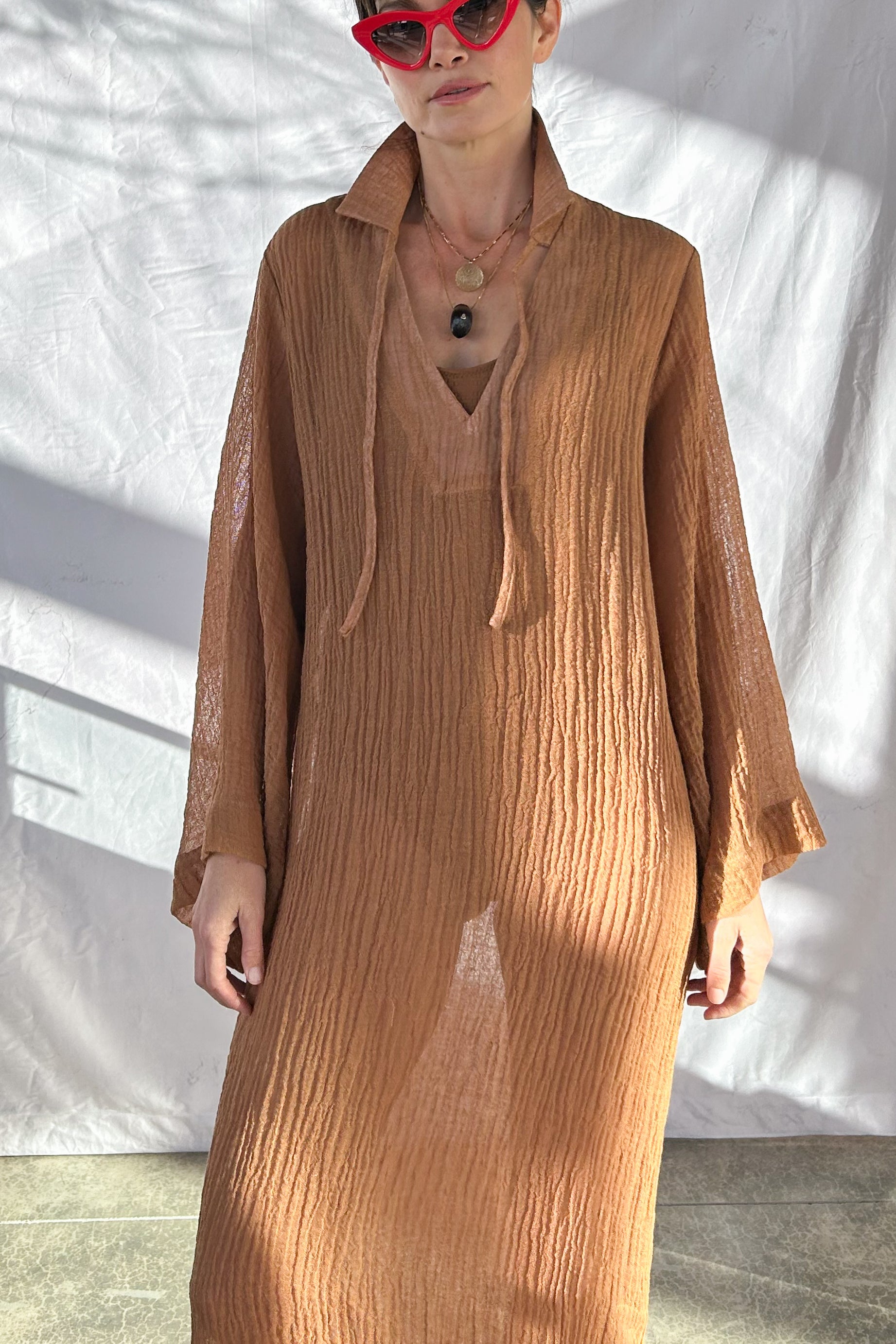 Sorrento Gauze Tunic Caftan