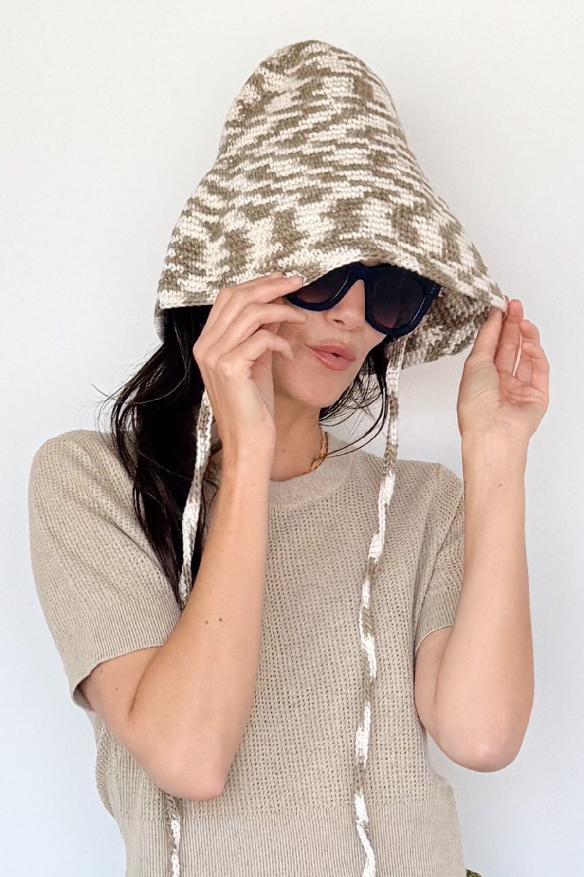 Lauren Manoogian Hat Lauren Manoogian Beige Felt Bell Hat