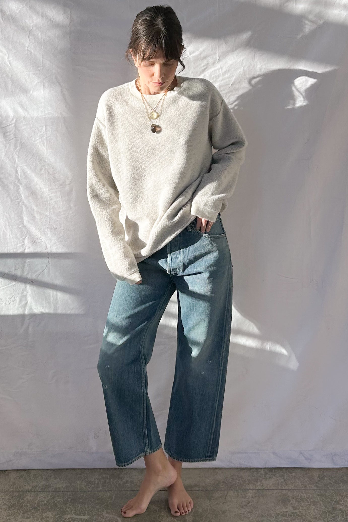 Fine Terry Crewneck Sweatshirt