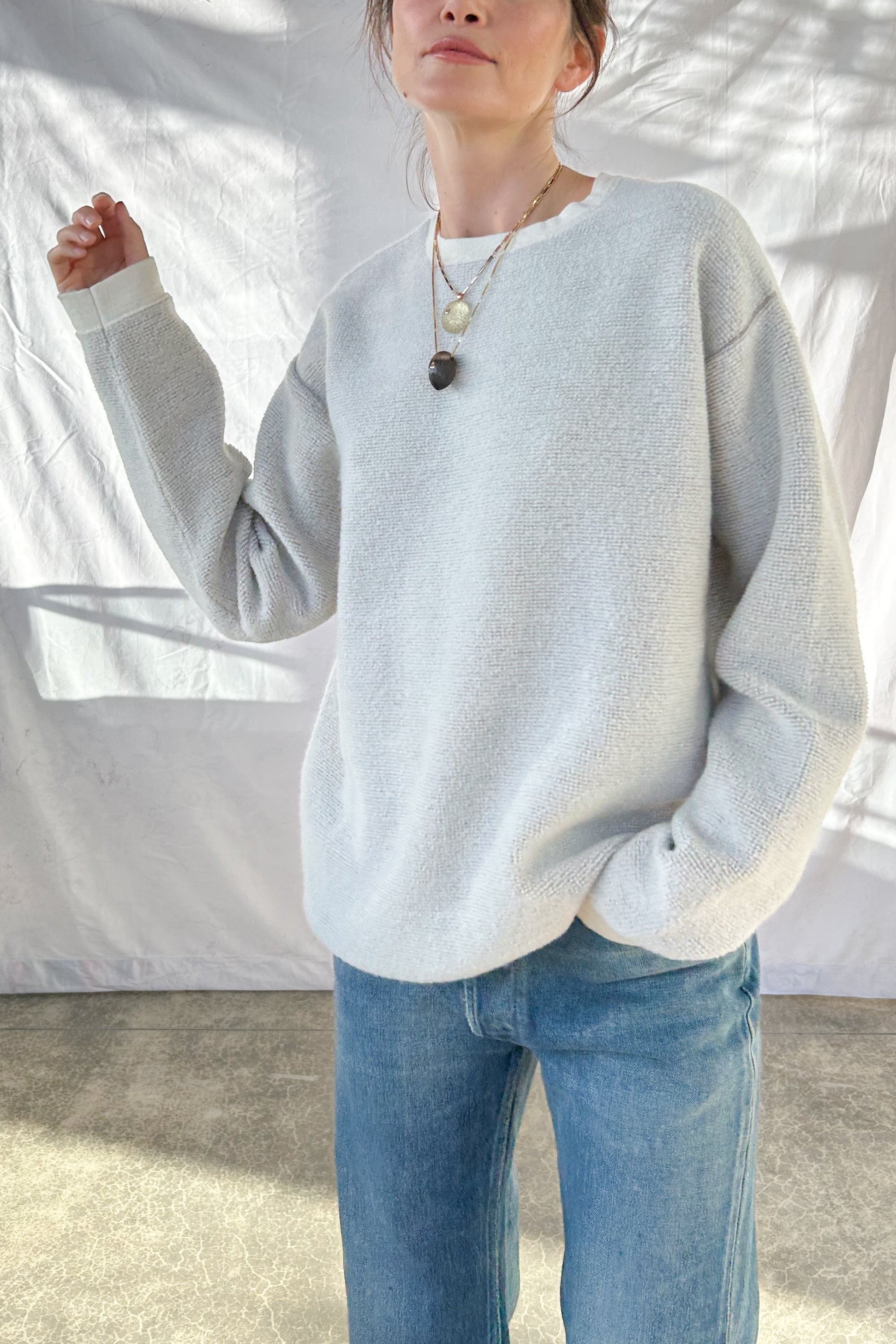 Fine Terry Crewneck Sweatshirt