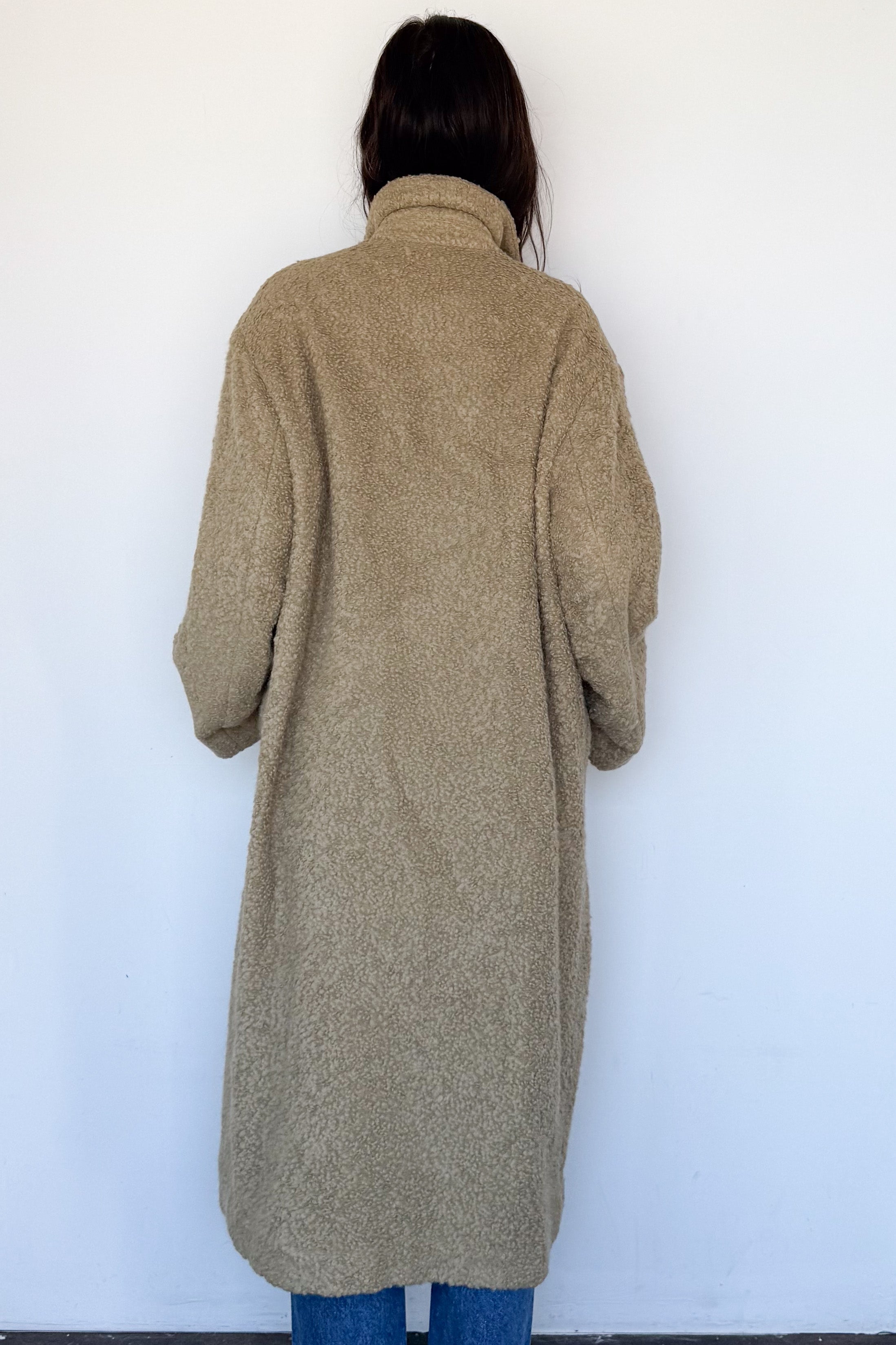 Cedar Boucle Coat