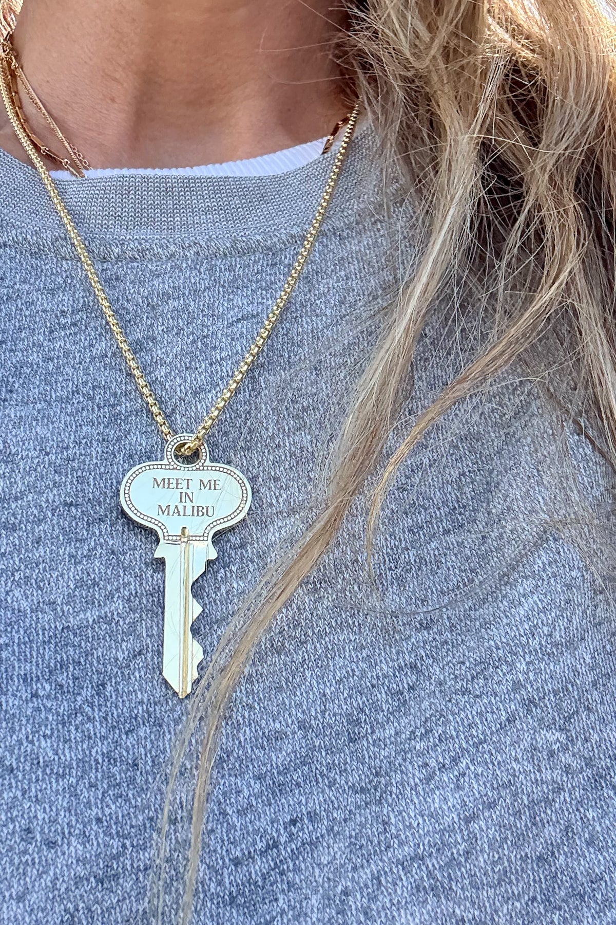 Meet Me in Malibu Key Necklace
