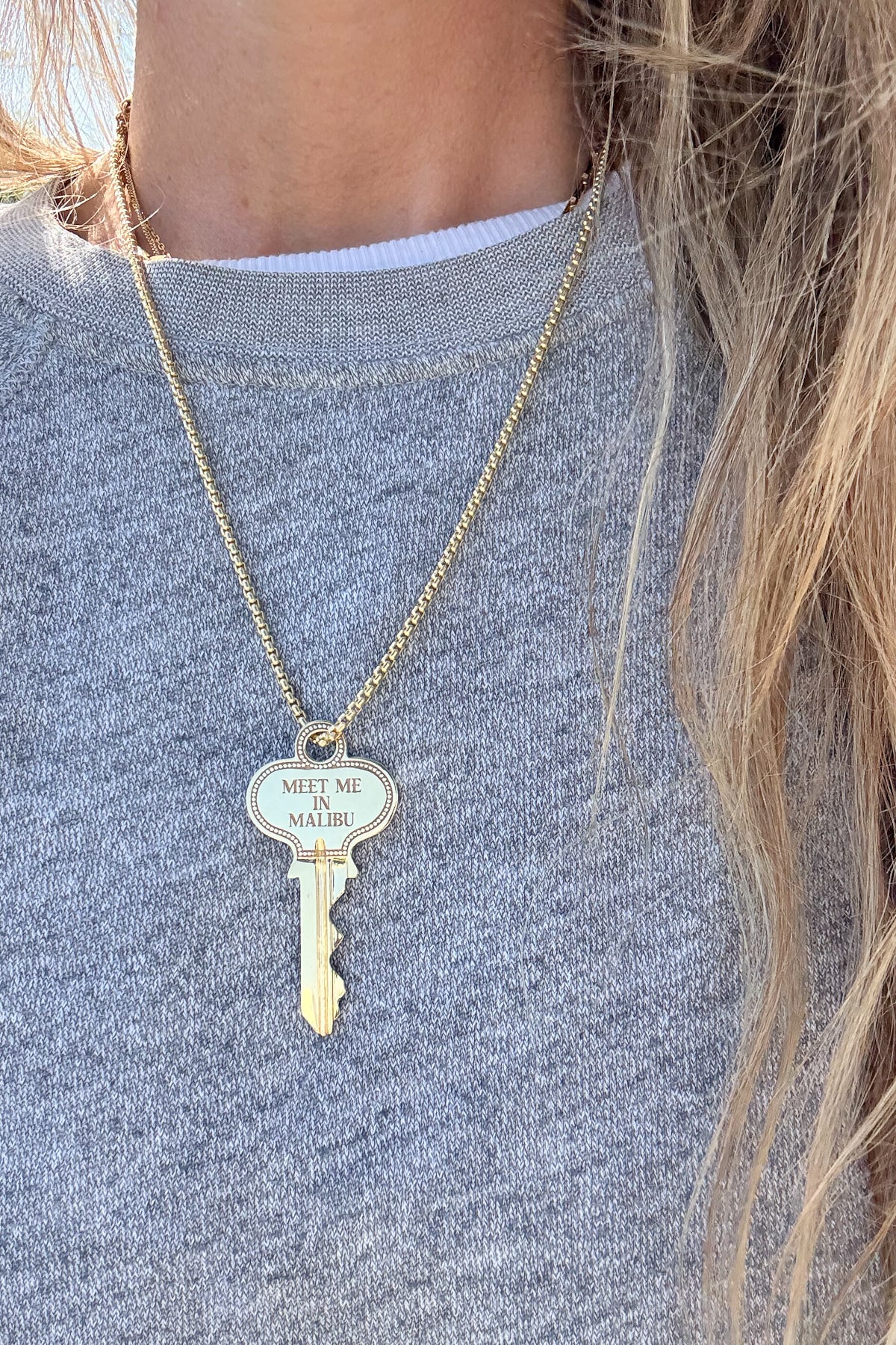 Meet Me in Malibu Key Necklace