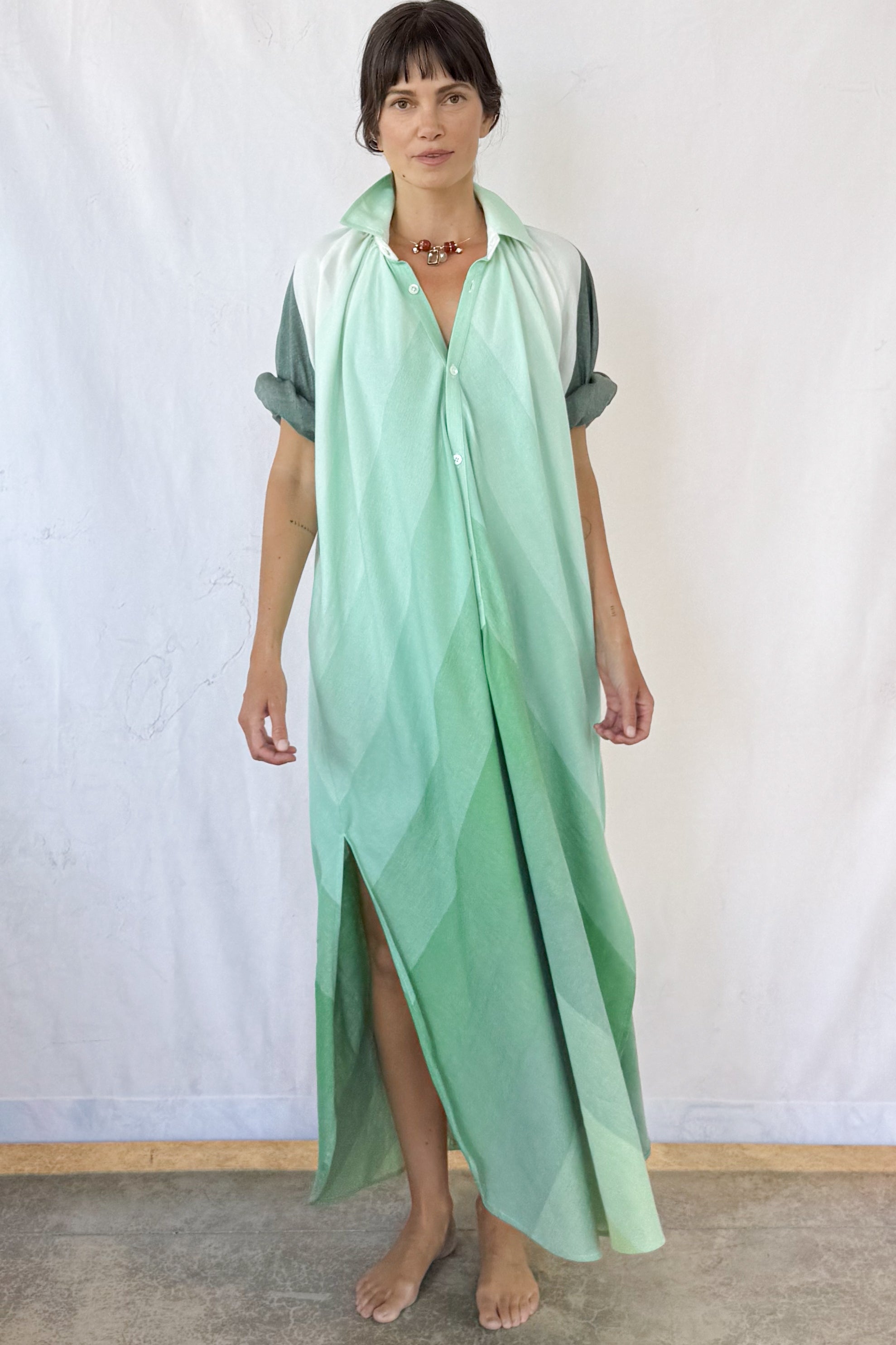 Collared Touareg Dress