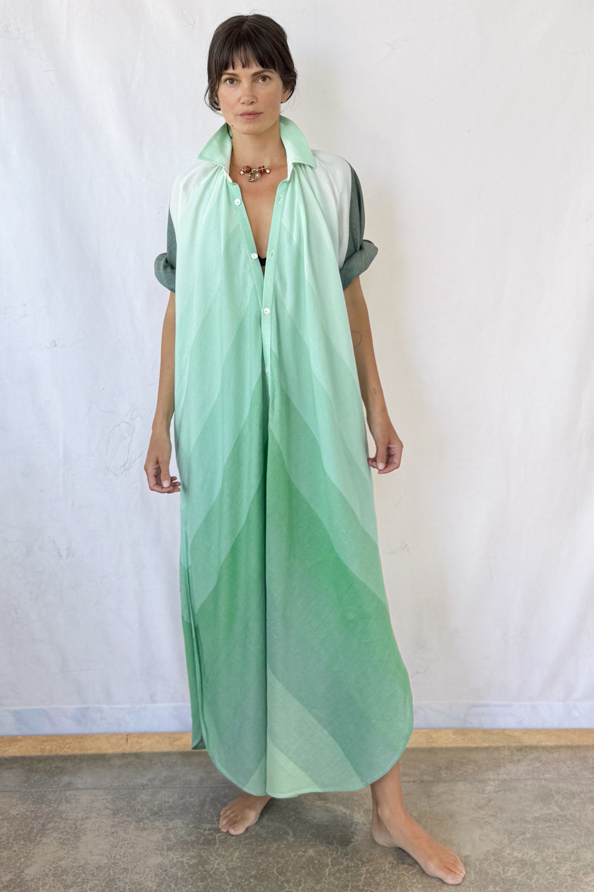 Collared Touareg Dress