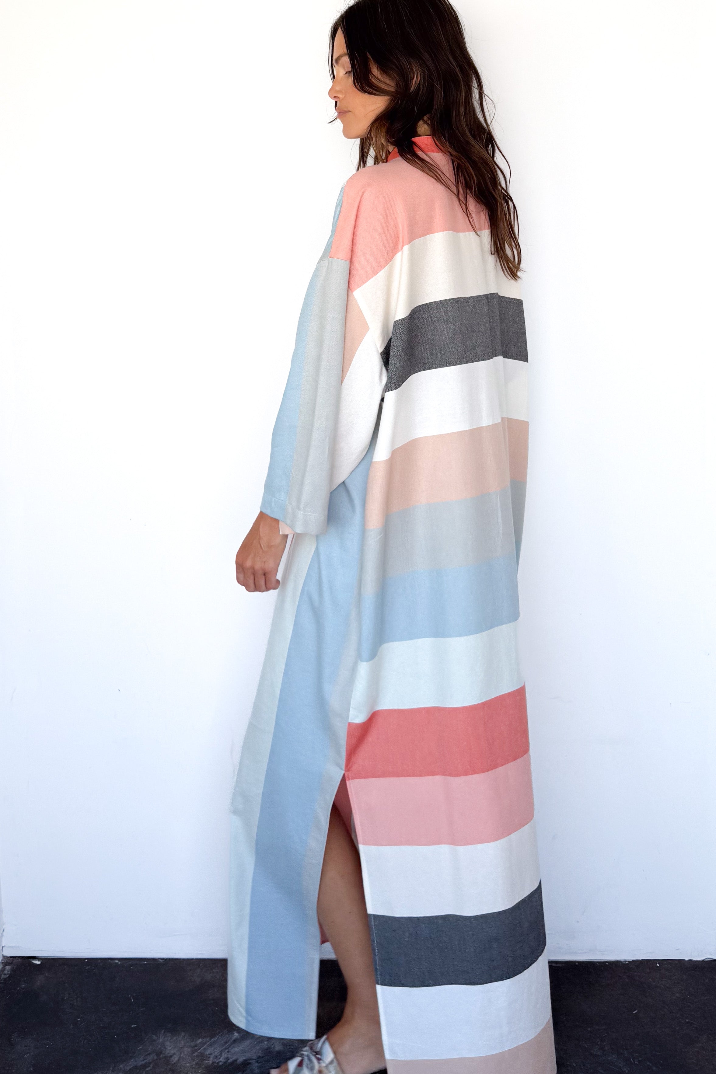 Nero Collar Caftan