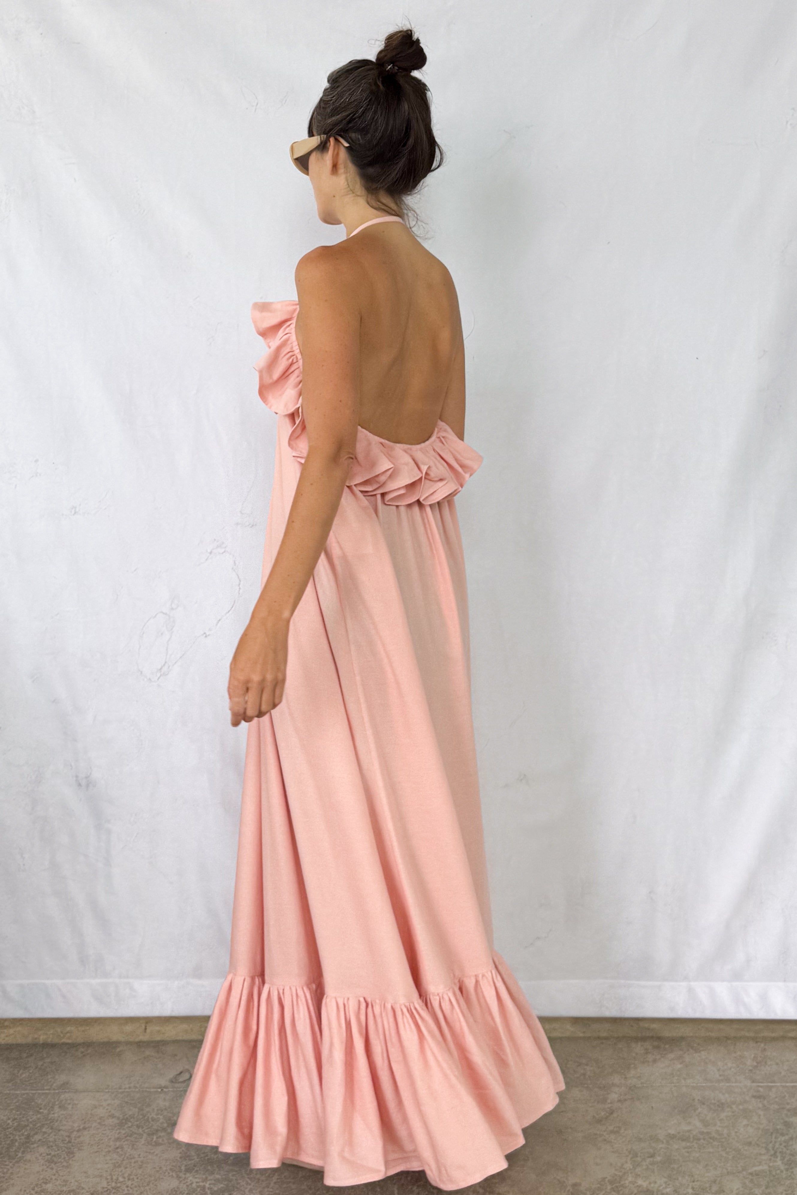 Petal Ruffled Dress