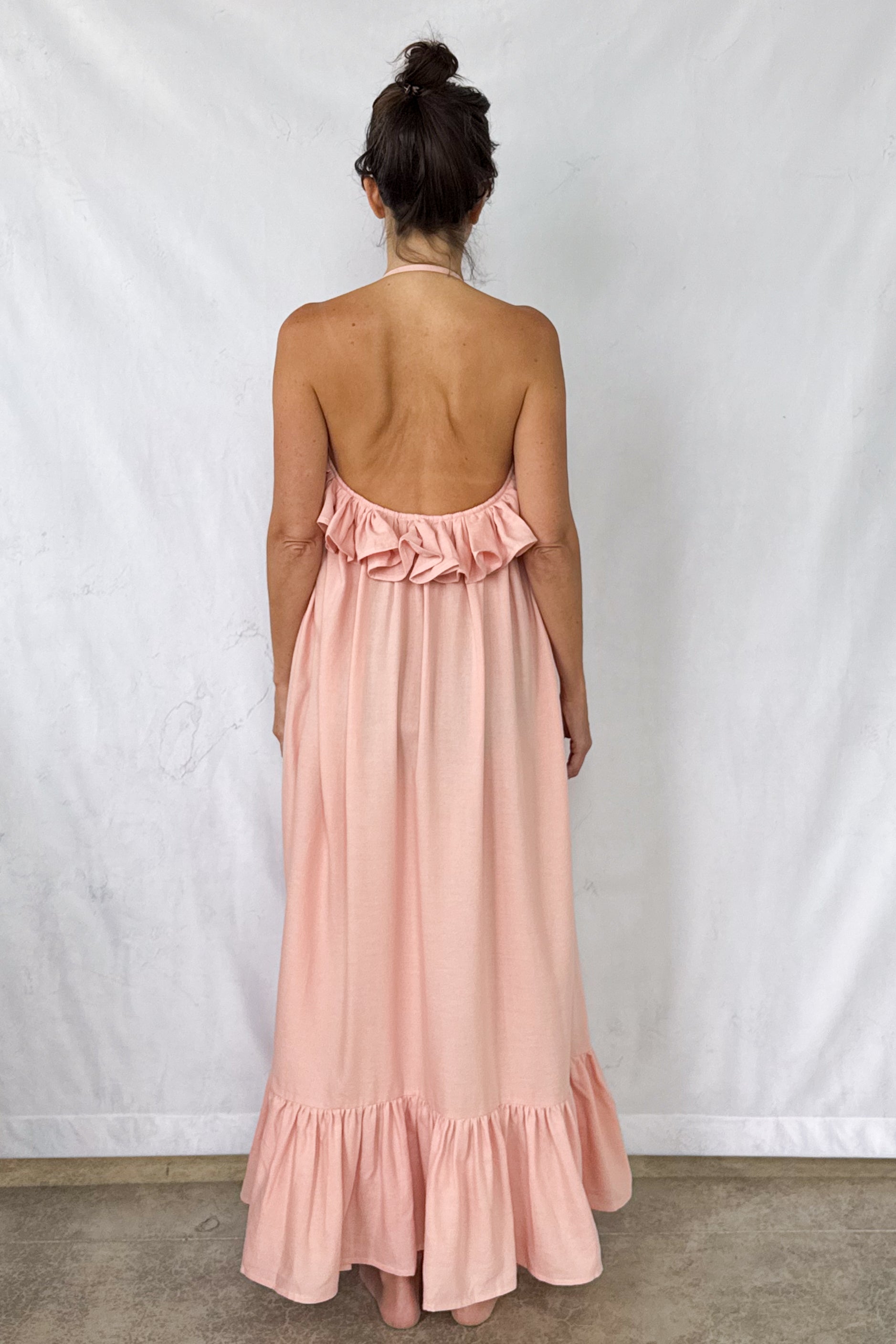 Petal Ruffled Dress