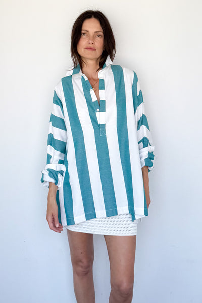 トップス CYAN TOKYO cut combination tiered tunic CYAN TOKYO cut
