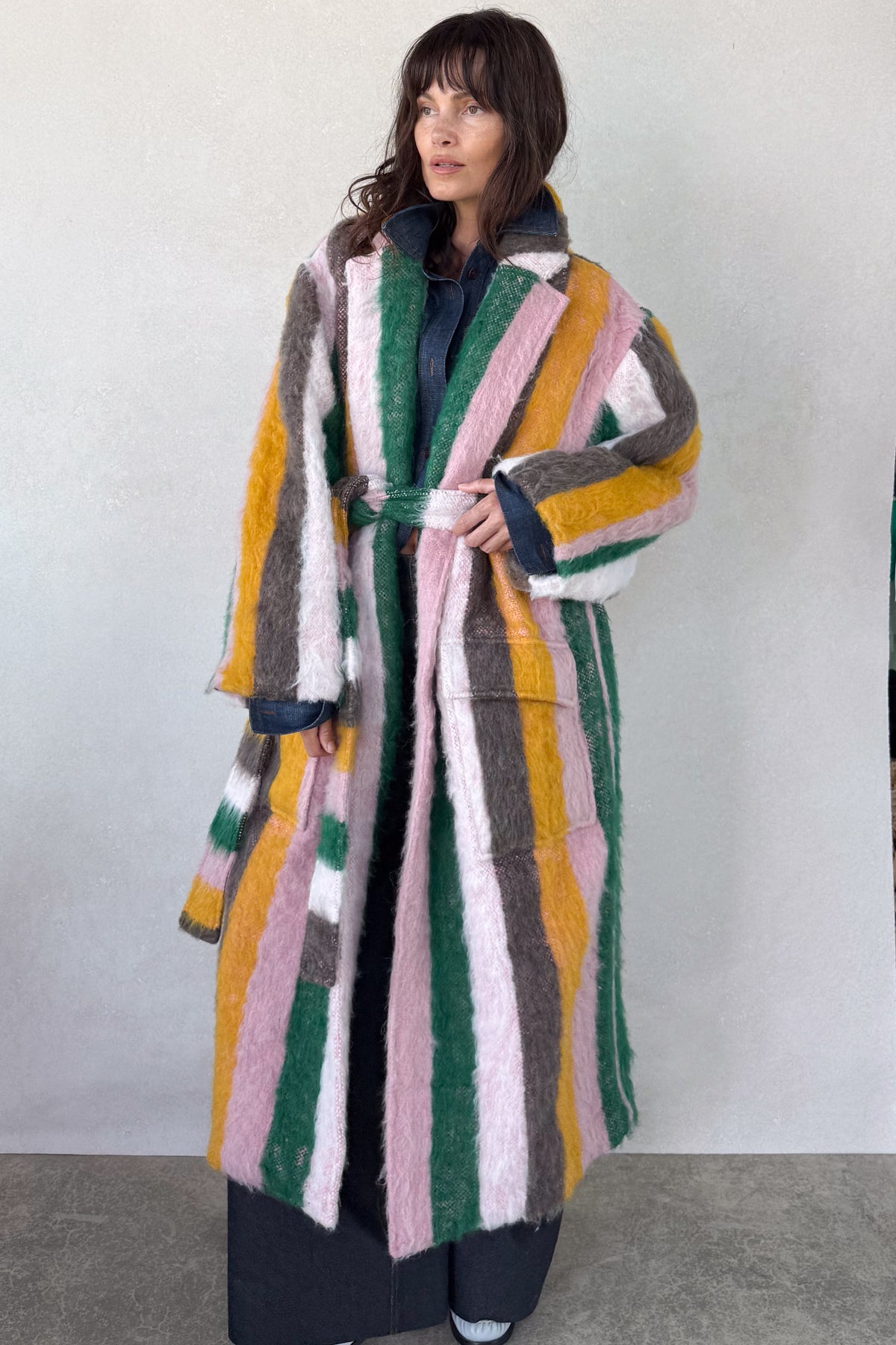 The Great Striped Blanket Coat