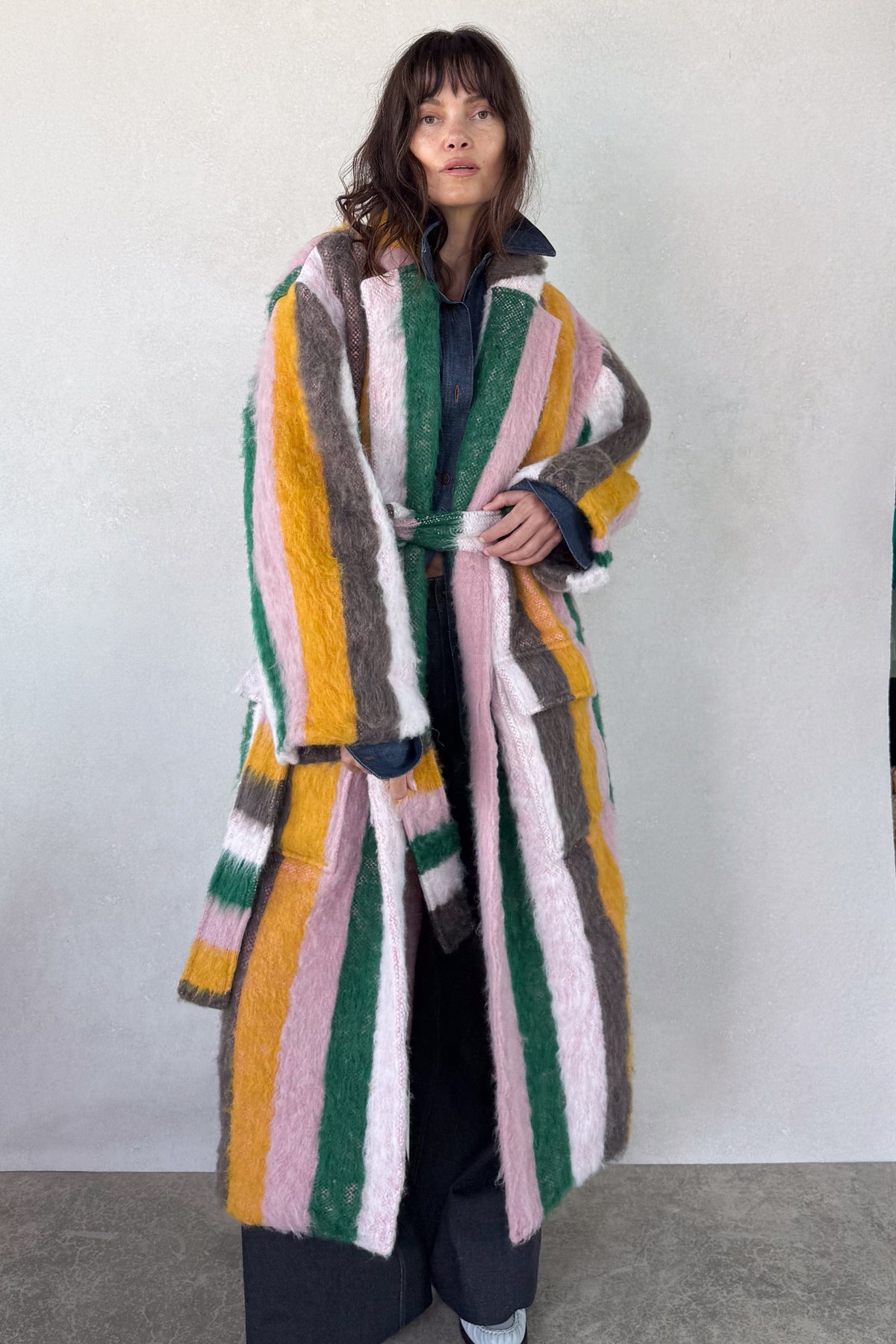 The Great Striped Blanket Coat