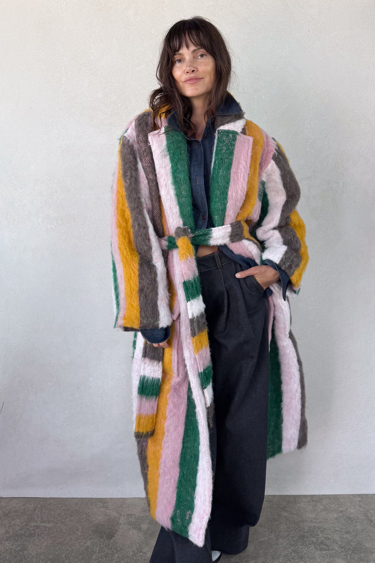 The Great Striped Blanket Coat