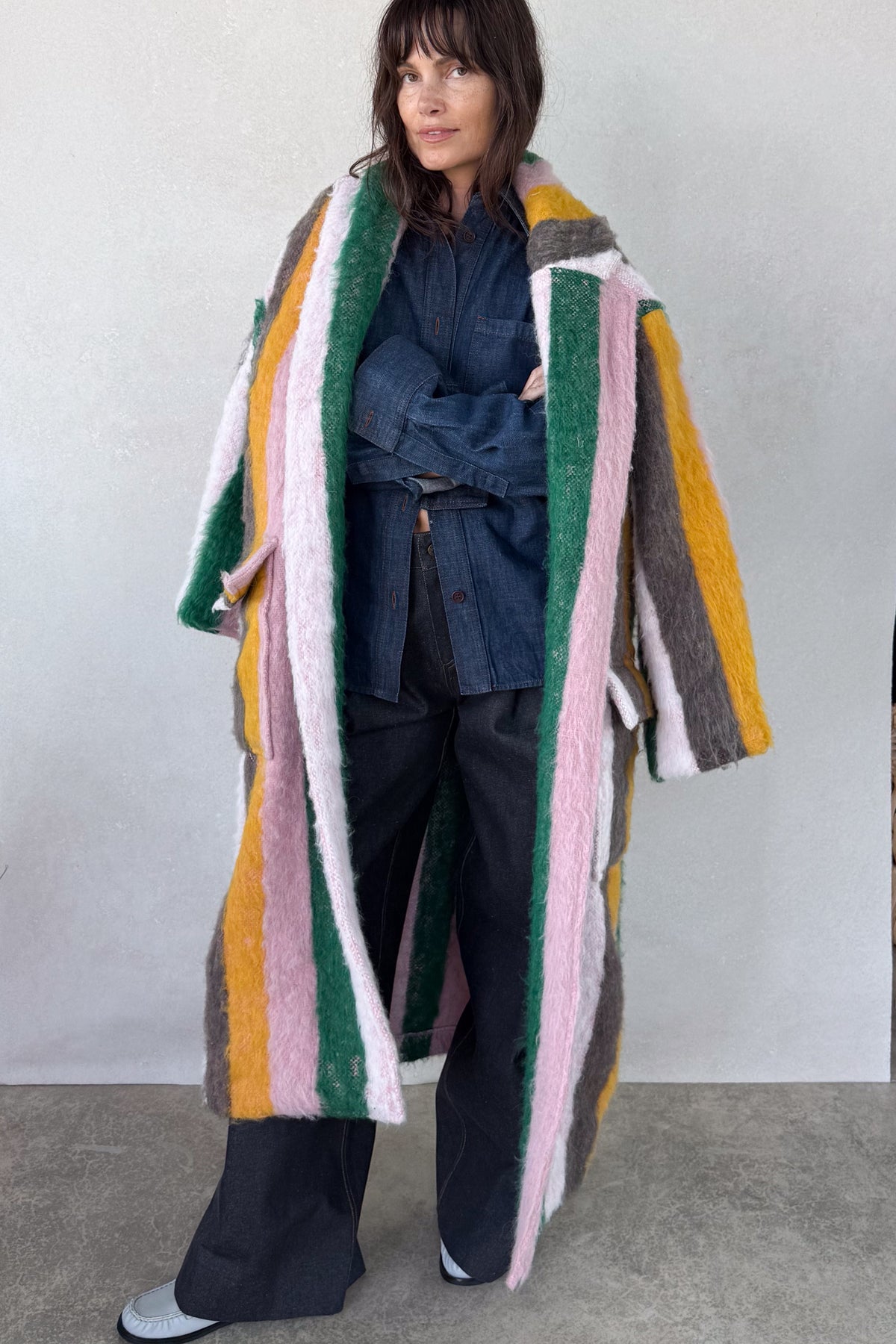 The Great Striped Blanket Coat