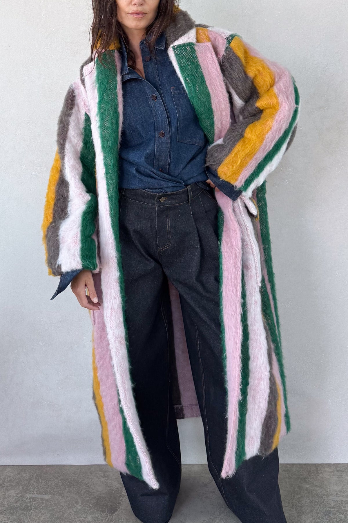 The Great Striped Blanket Coat
