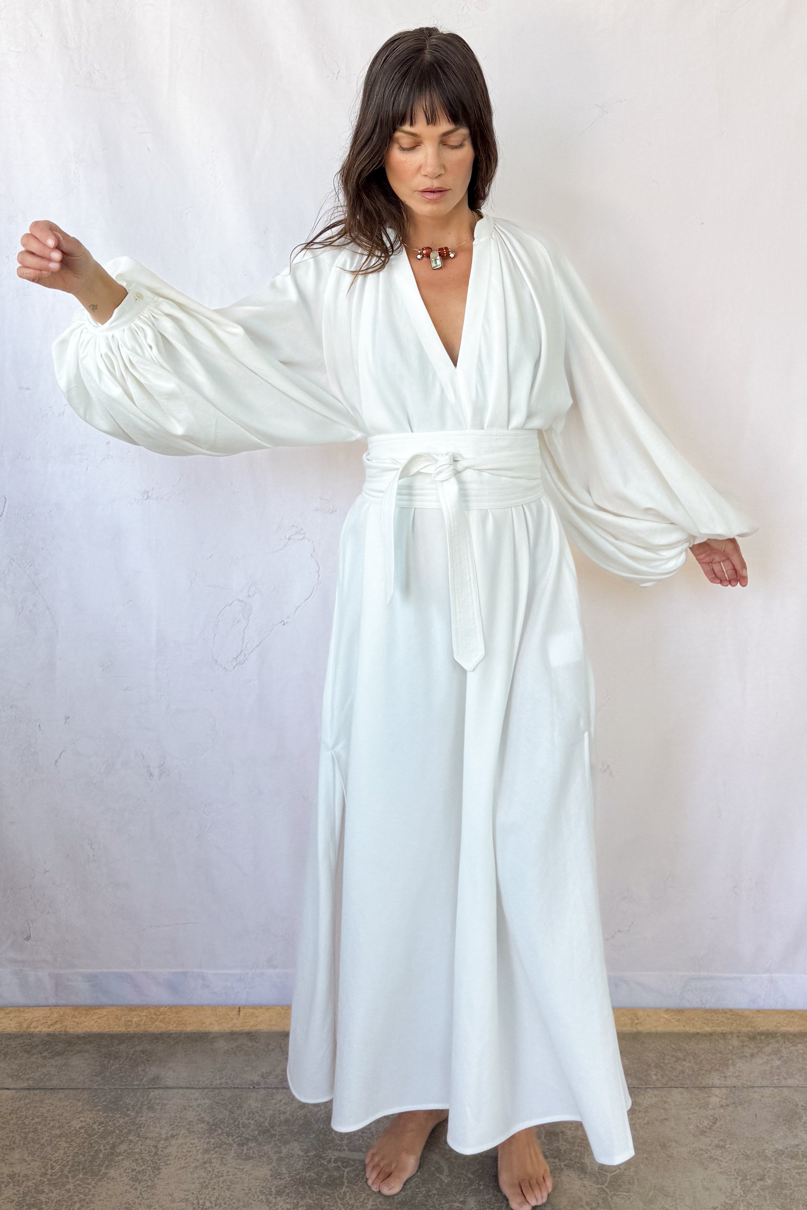 Belted Touareg Dress