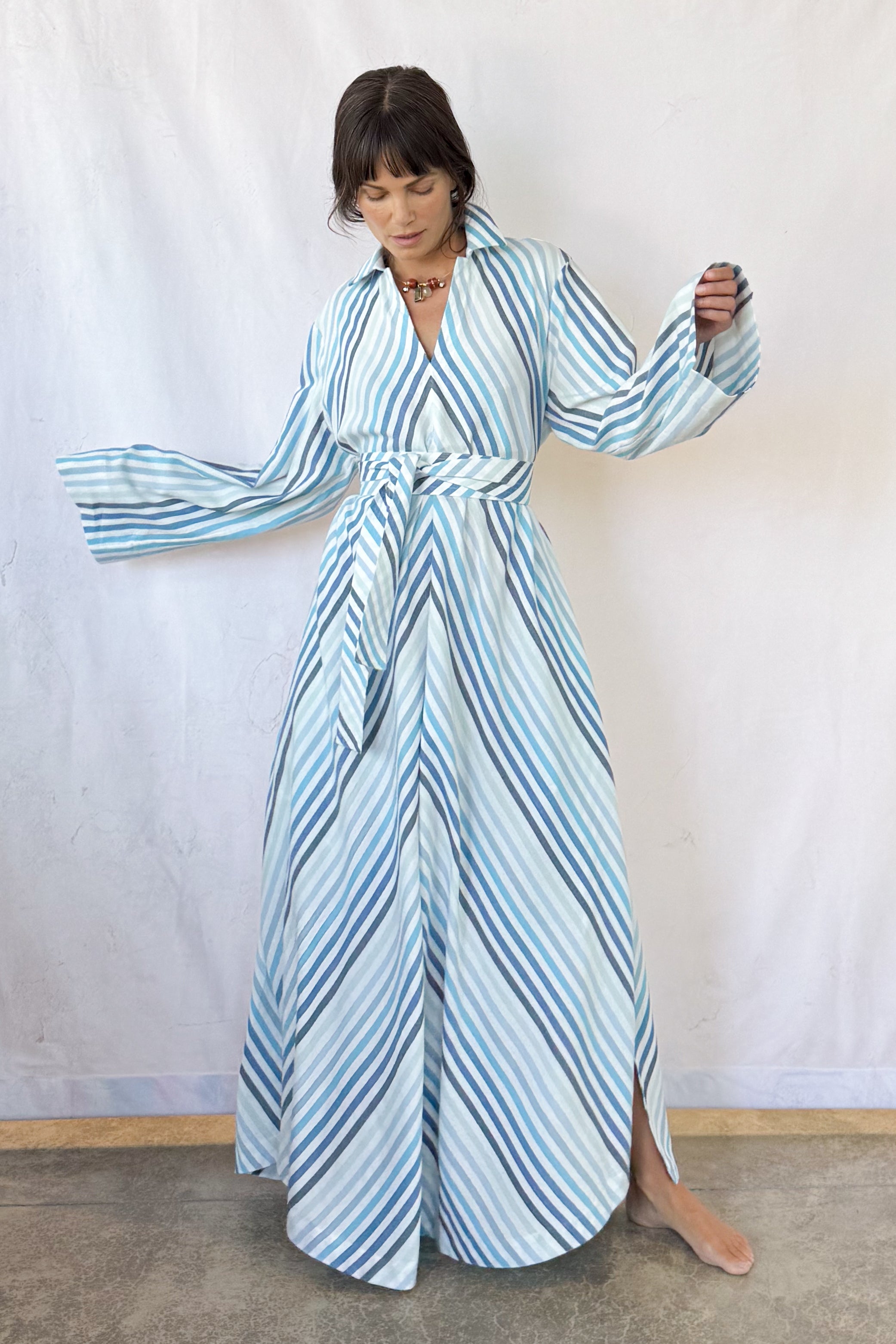 Lagoon V-Neck Caftan