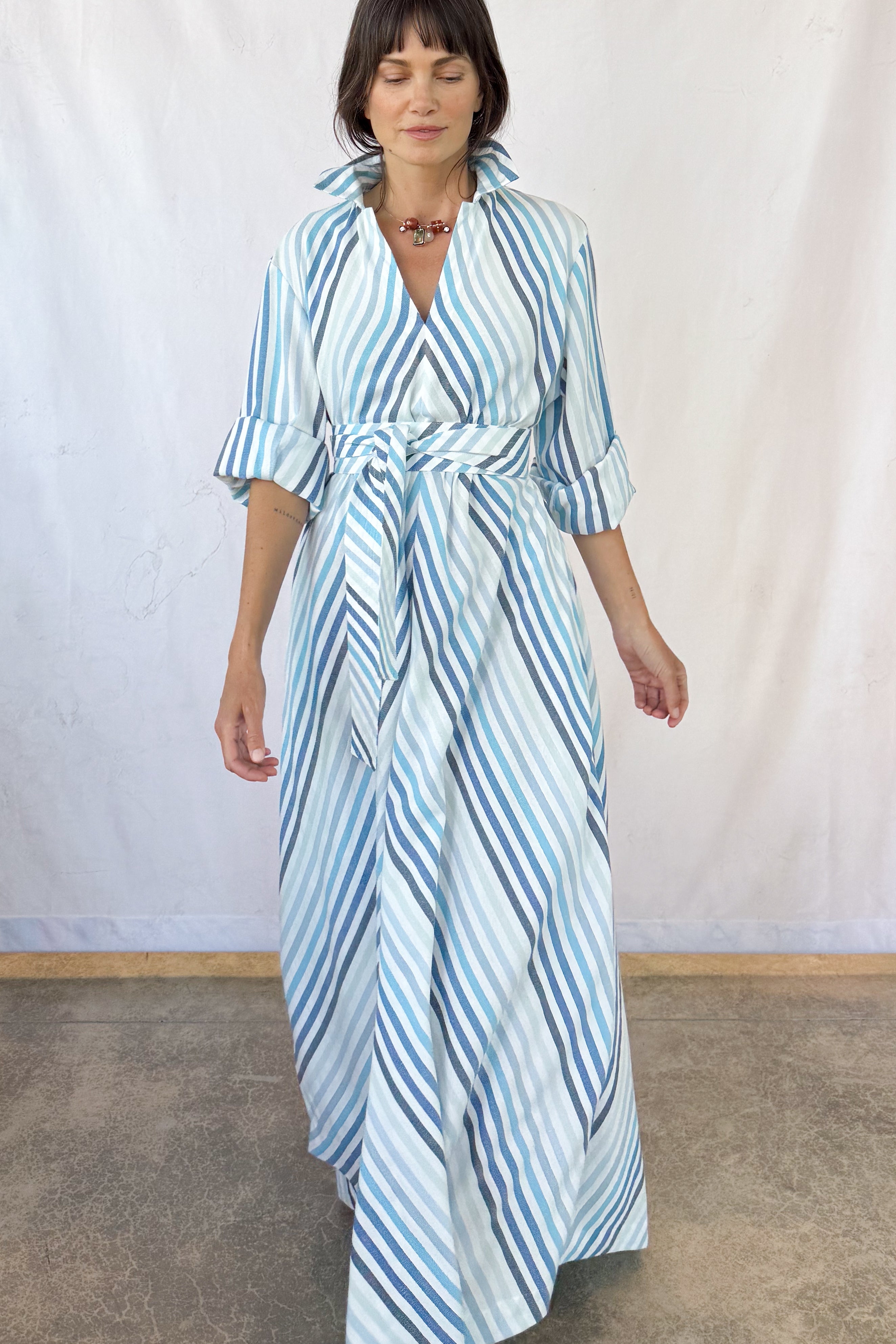 Lagoon V-Neck Caftan