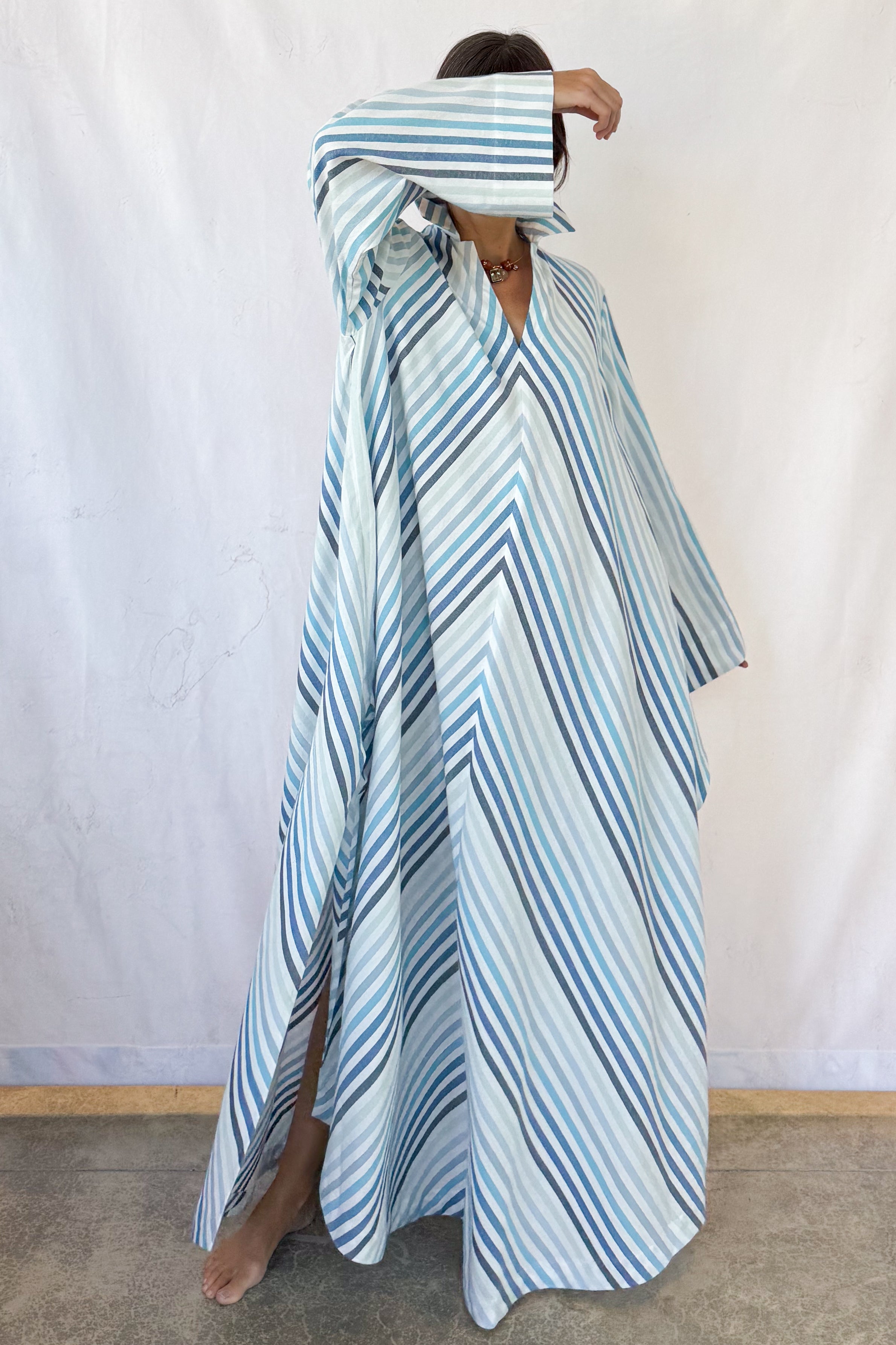 Lagoon V-Neck Caftan