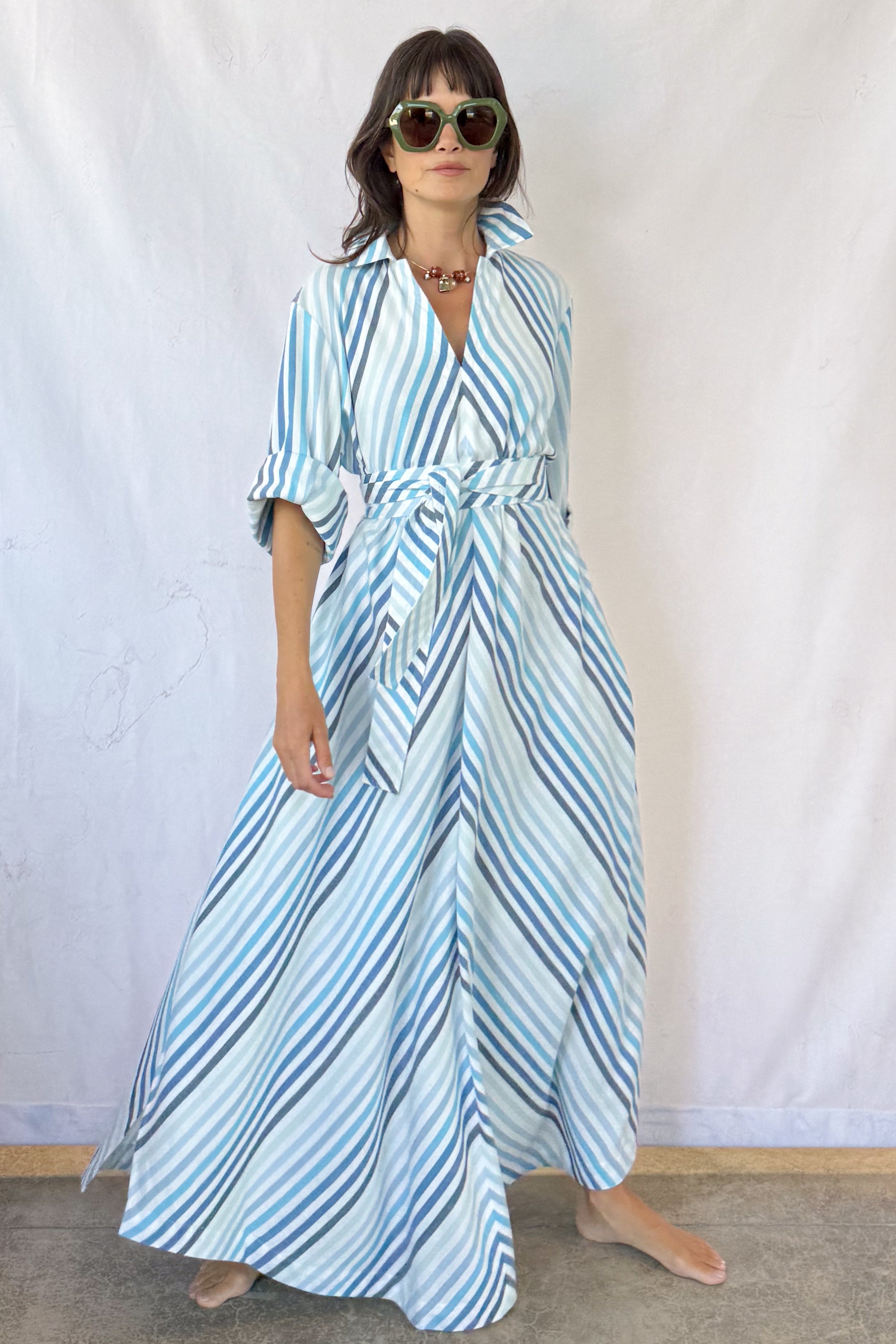 Lagoon V-Neck Caftan