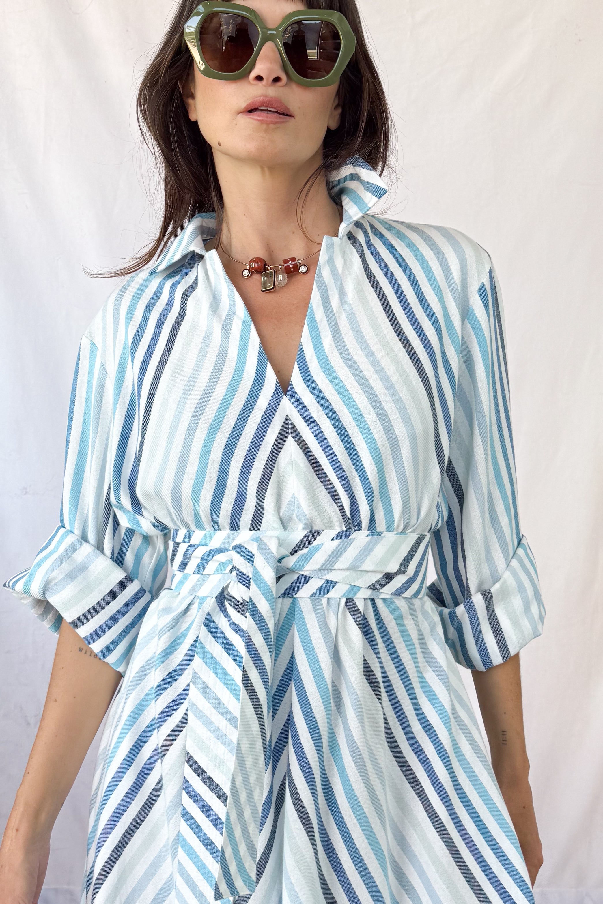 Lagoon V-Neck Caftan