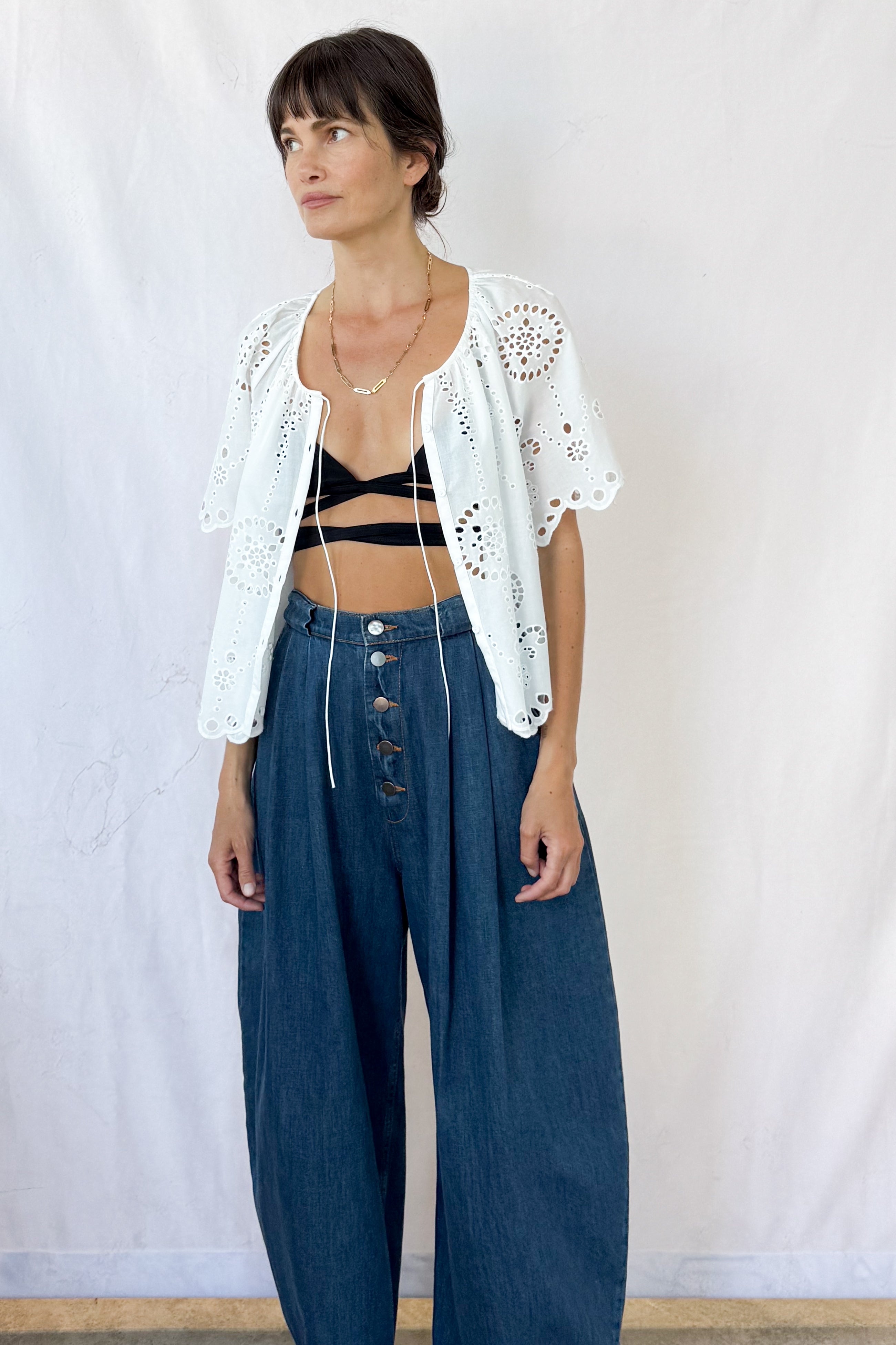 Broderie Blouse