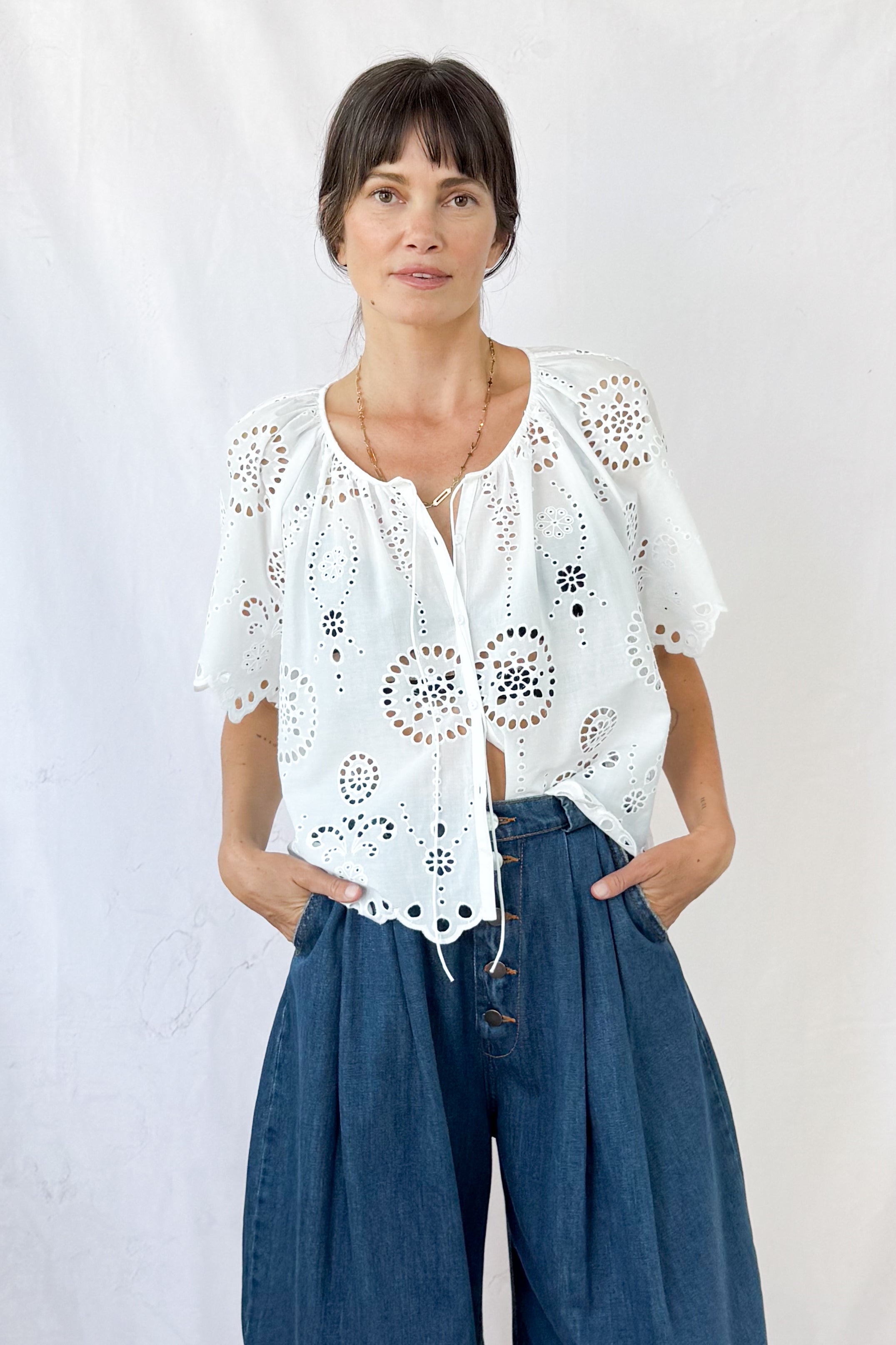 Broderie Blouse
