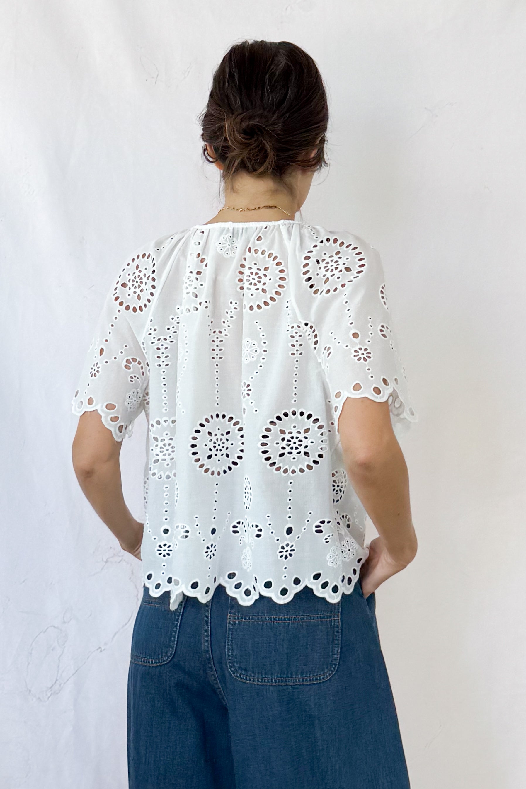 Broderie Blouse