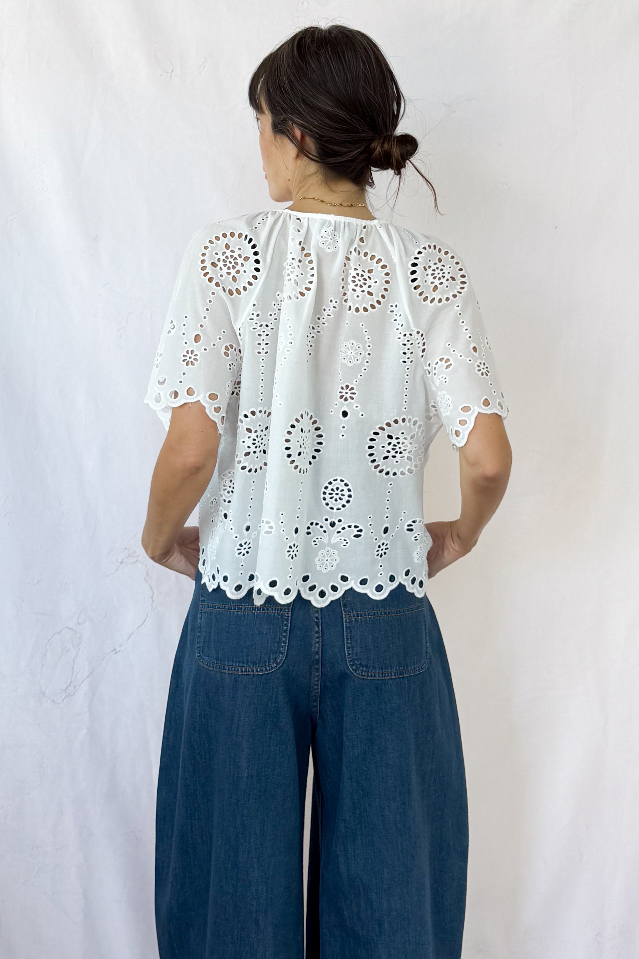 Broderie Blouse