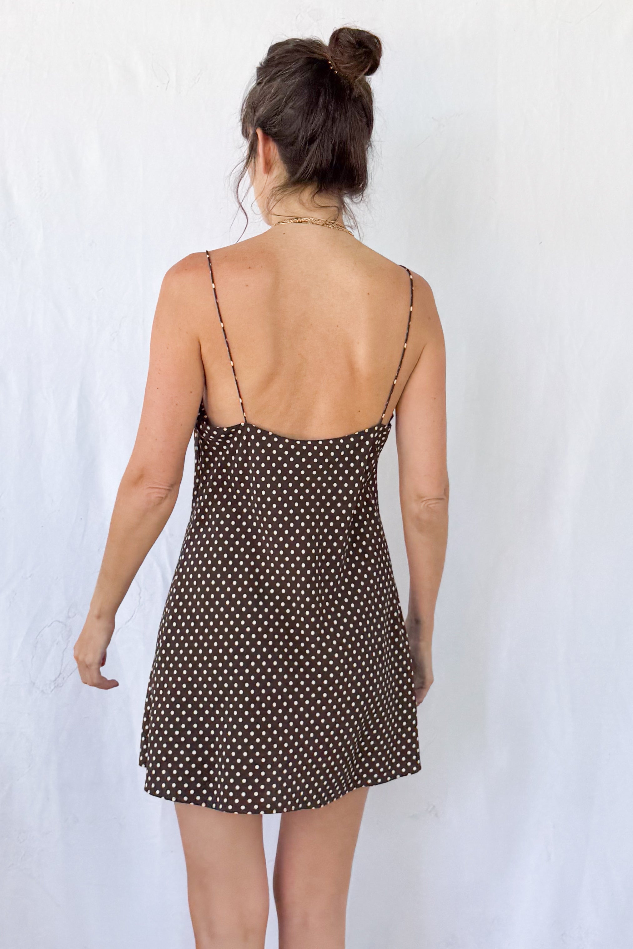 Square Slip Mini Dress