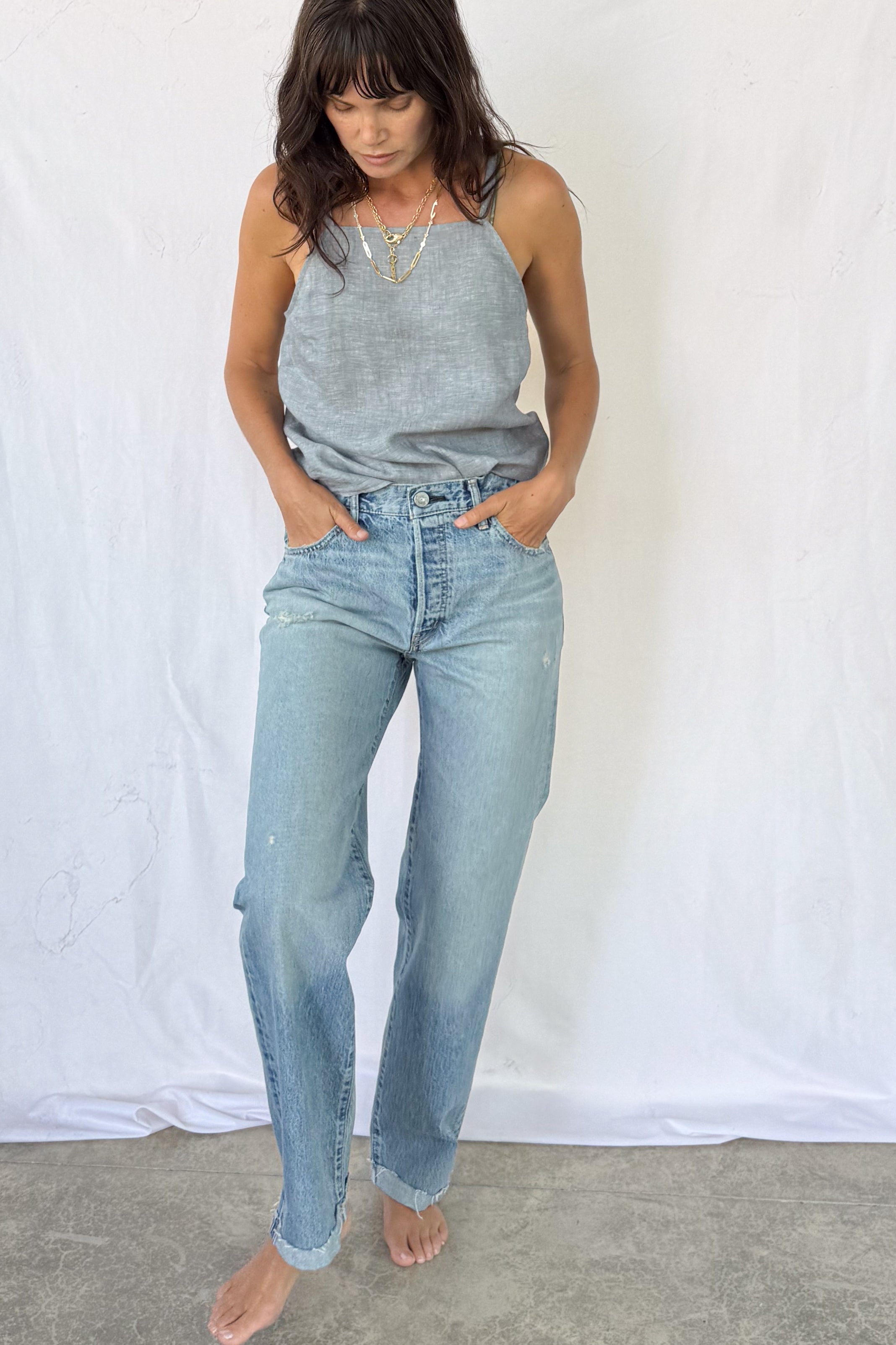 Copper Straight Jean