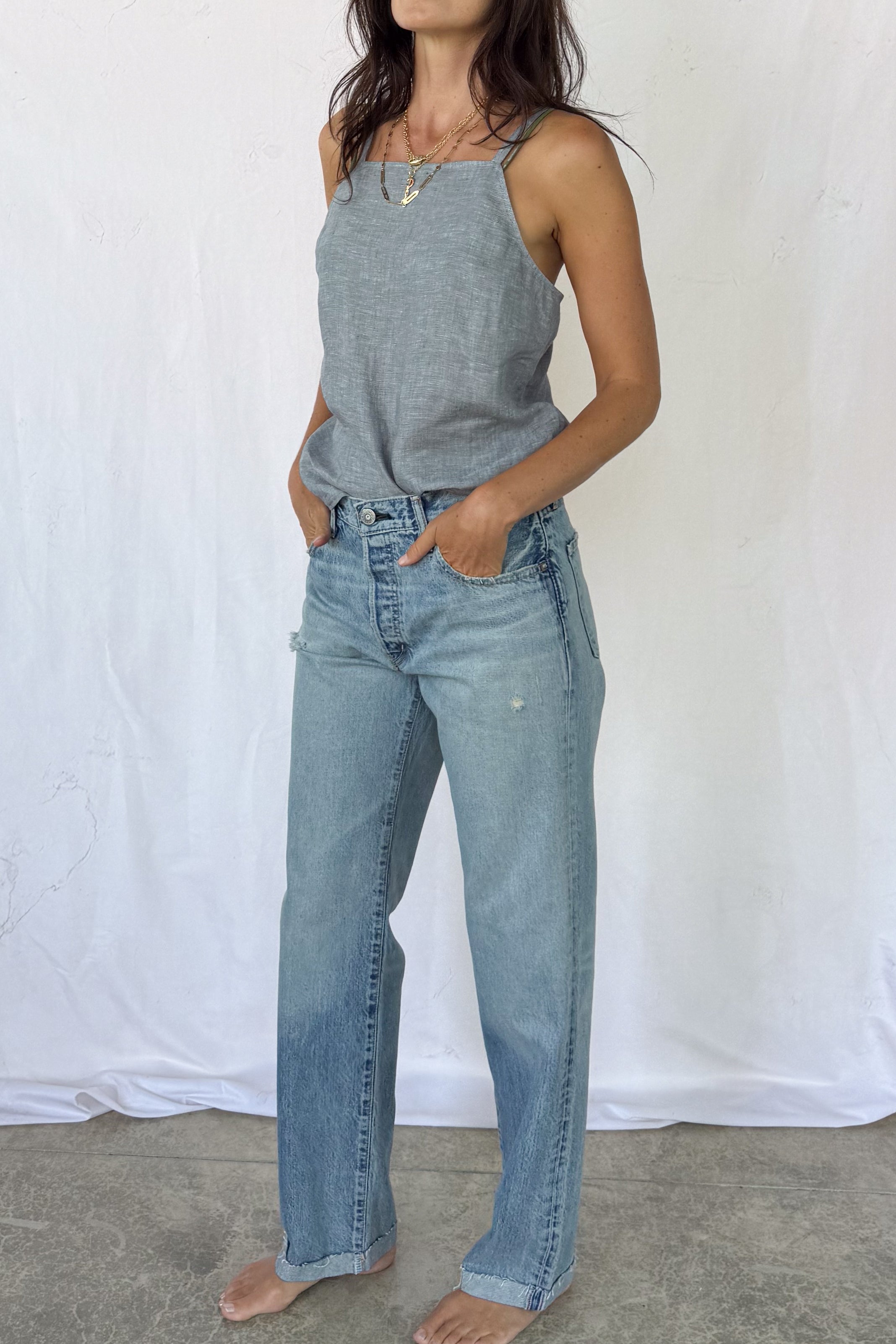 Copper Straight Jean