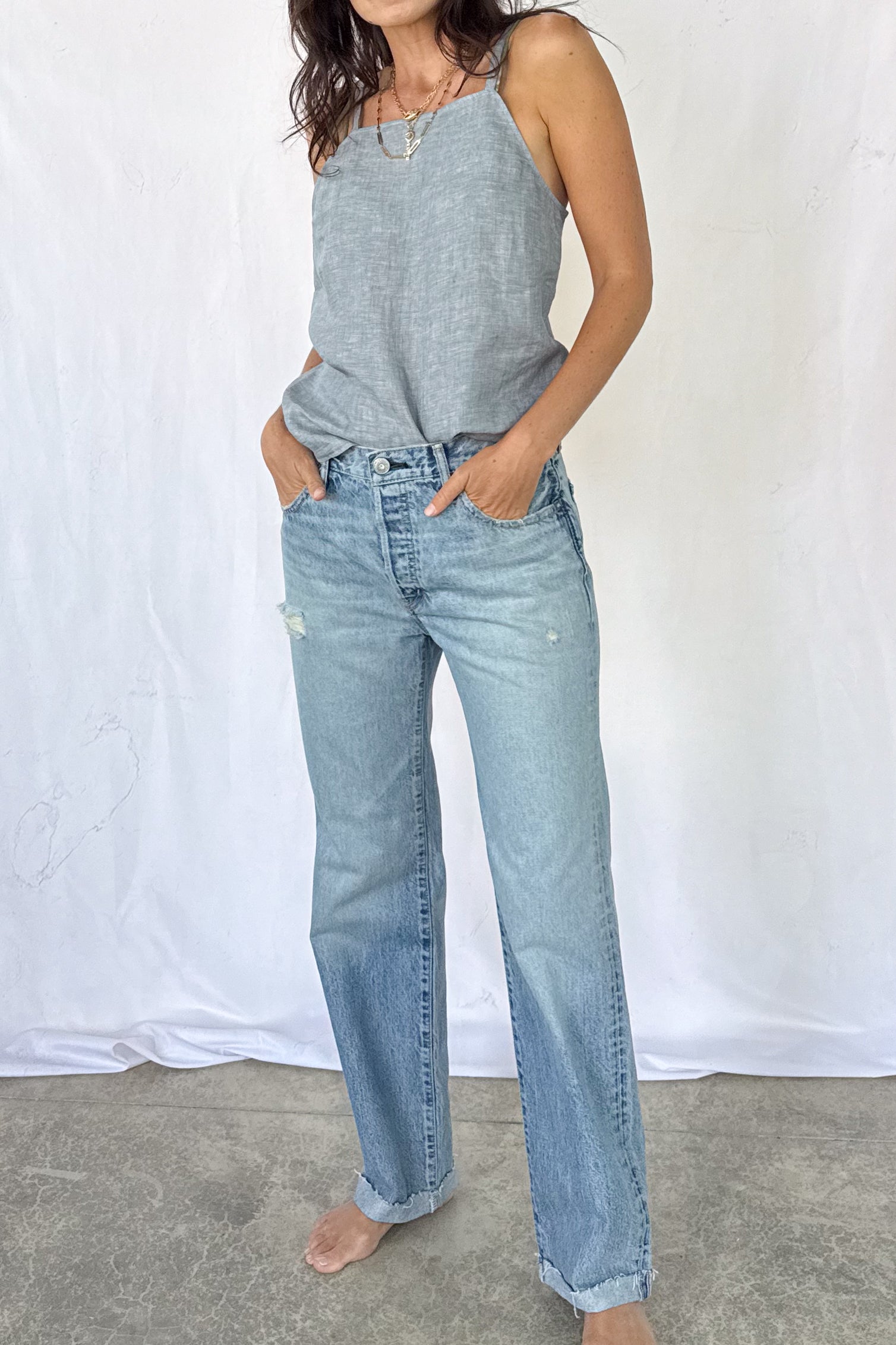 Copper Straight Jean