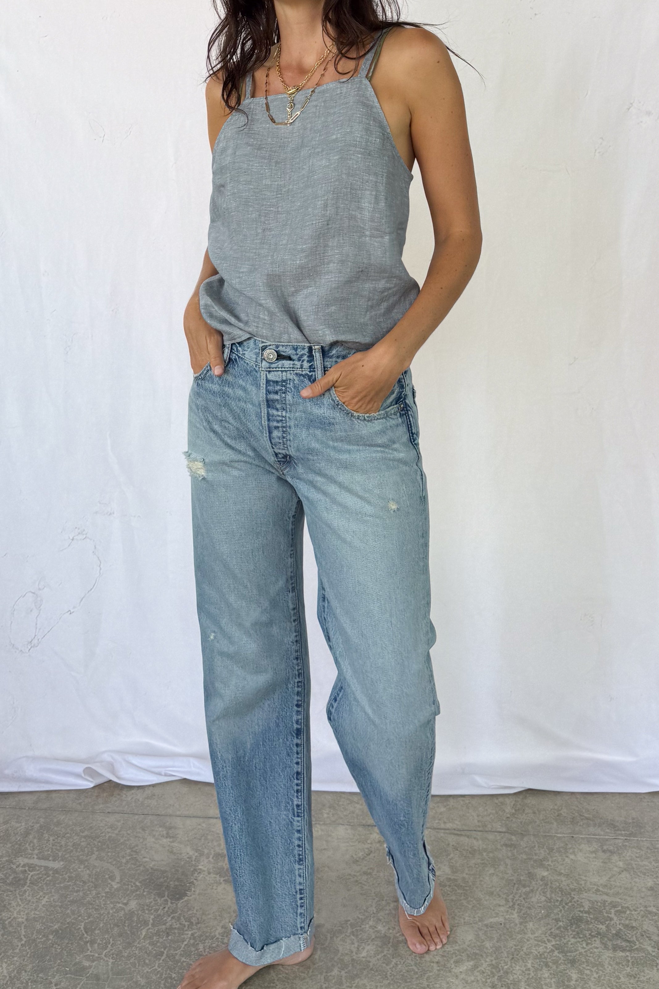 Copper Straight Jean