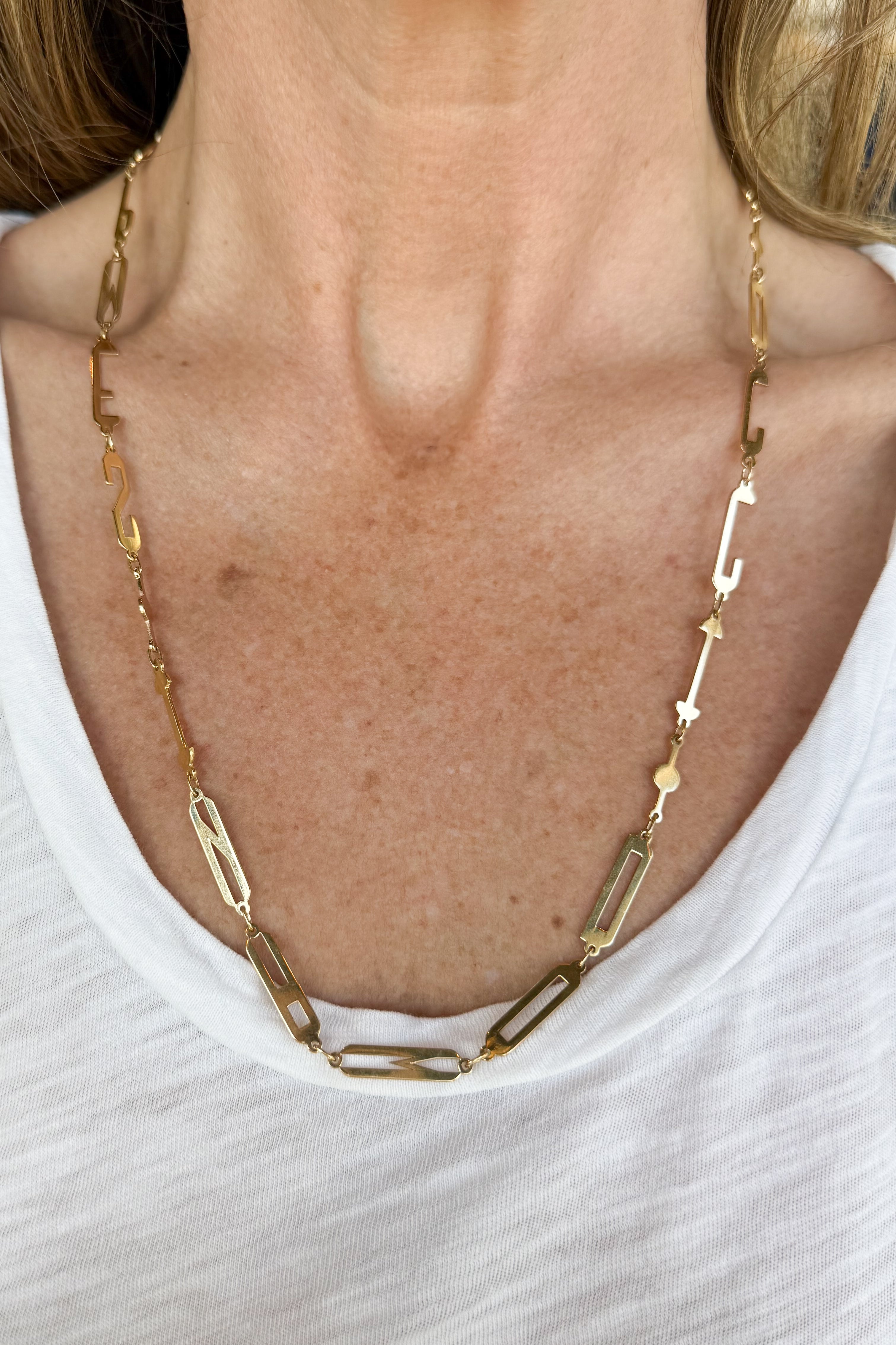 Always Lettera Chain Necklace