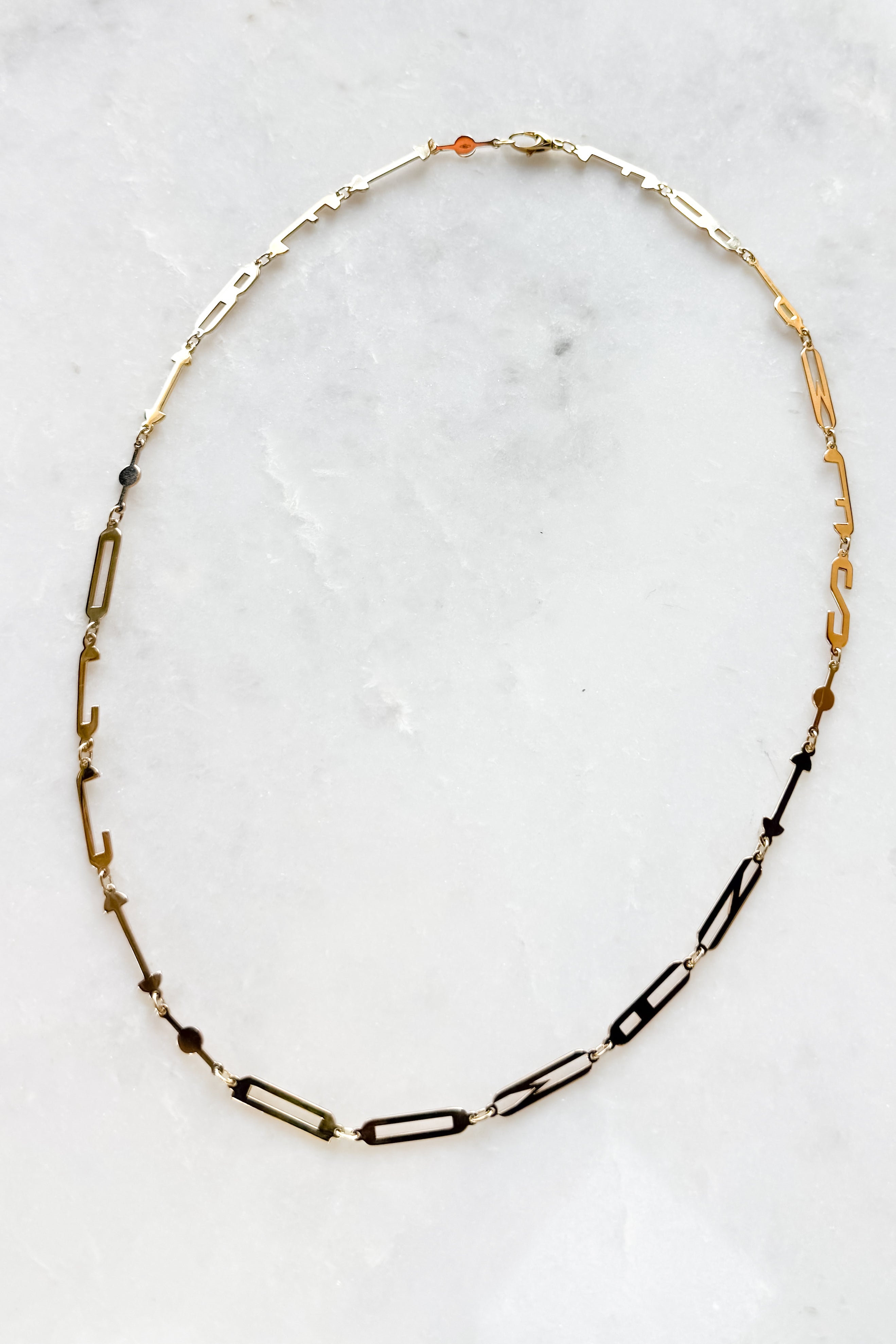 Always Lettera Chain Necklace
