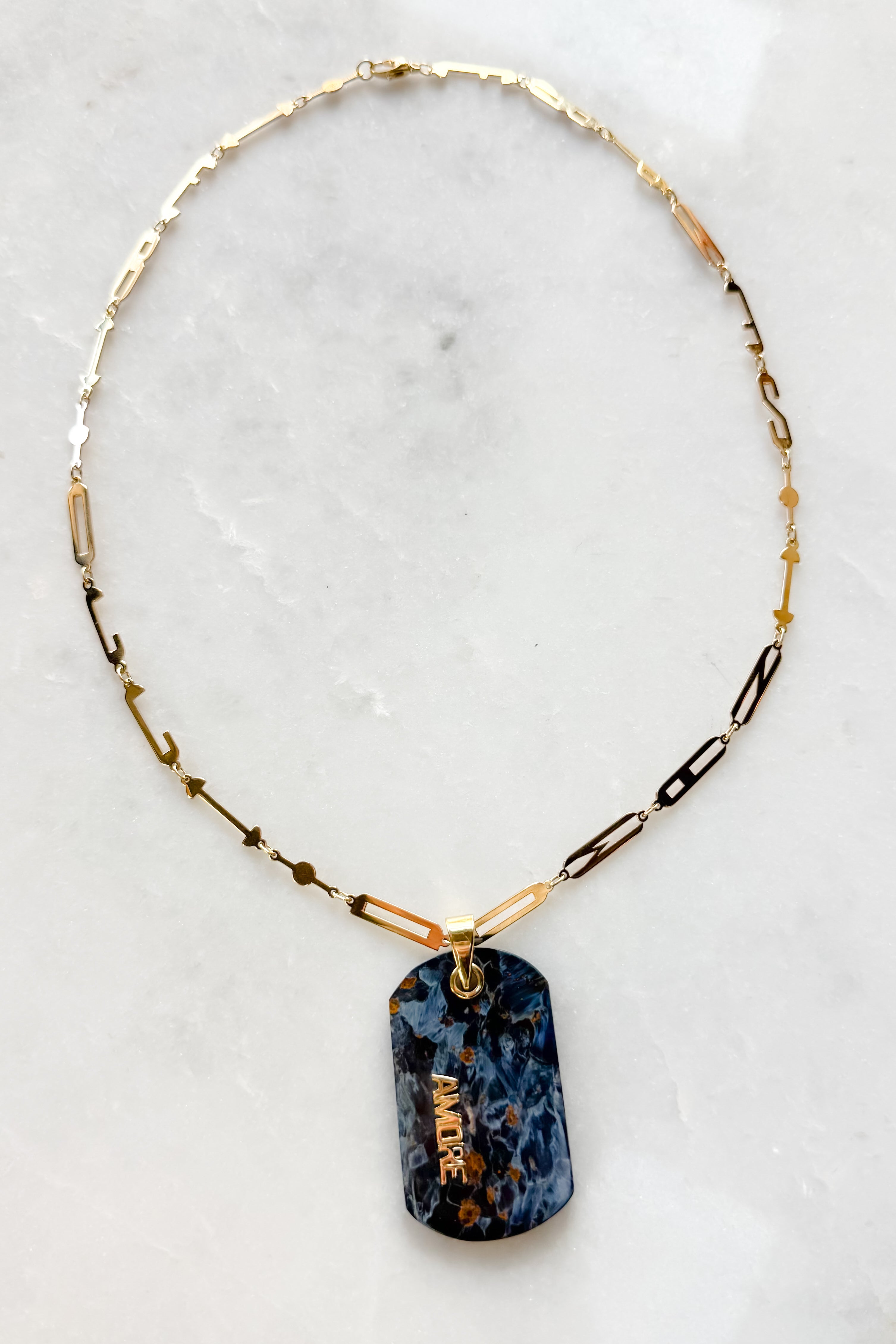 Pietersite Cartellino Pendant