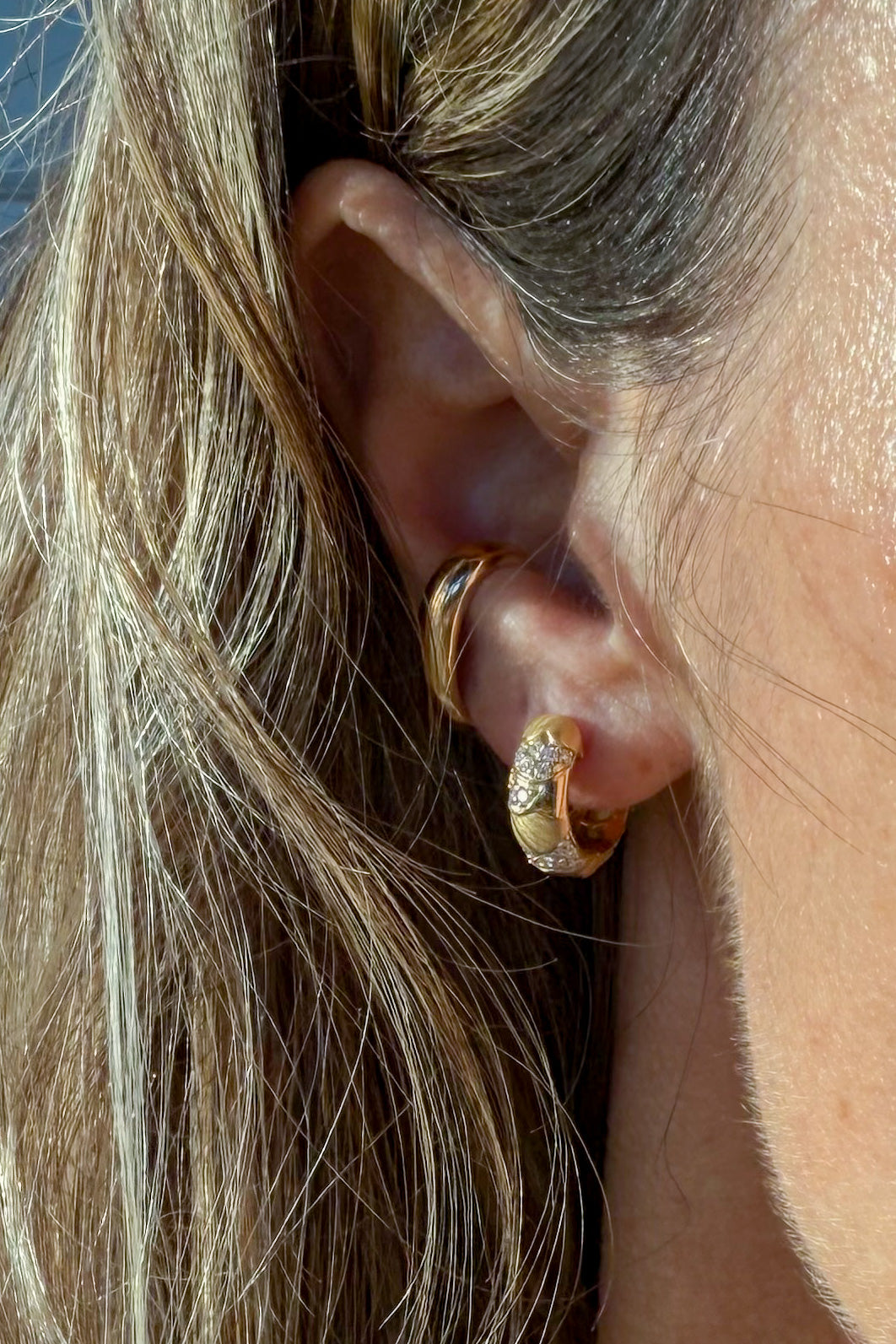 Aegean Huggie Hoop Earrings