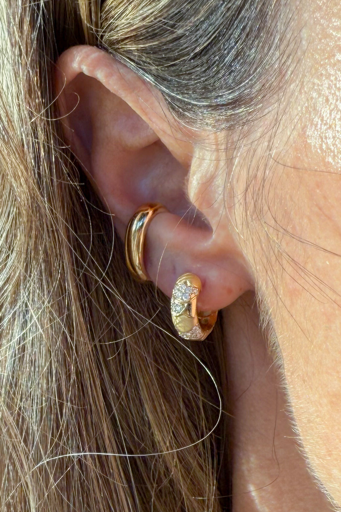 Gold Hinged Ear Cuff