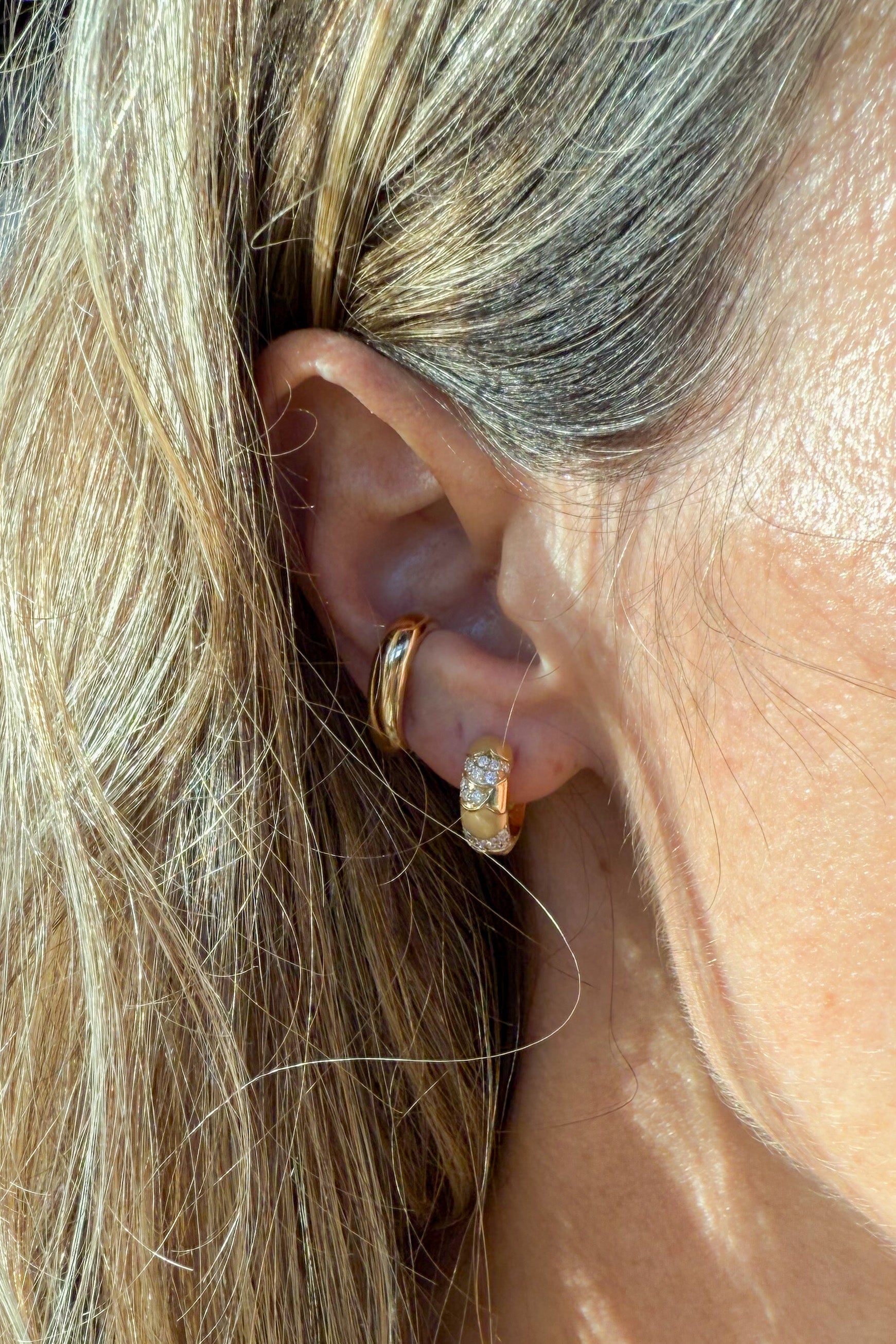 Aegean Huggie Hoop Earrings