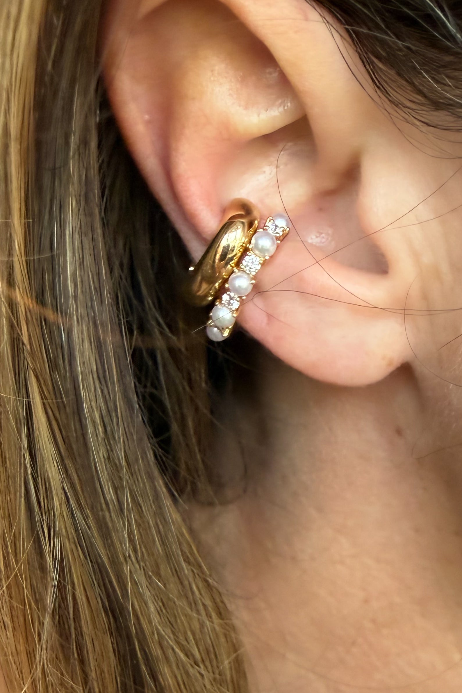 Gold Hinged Ear Cuff