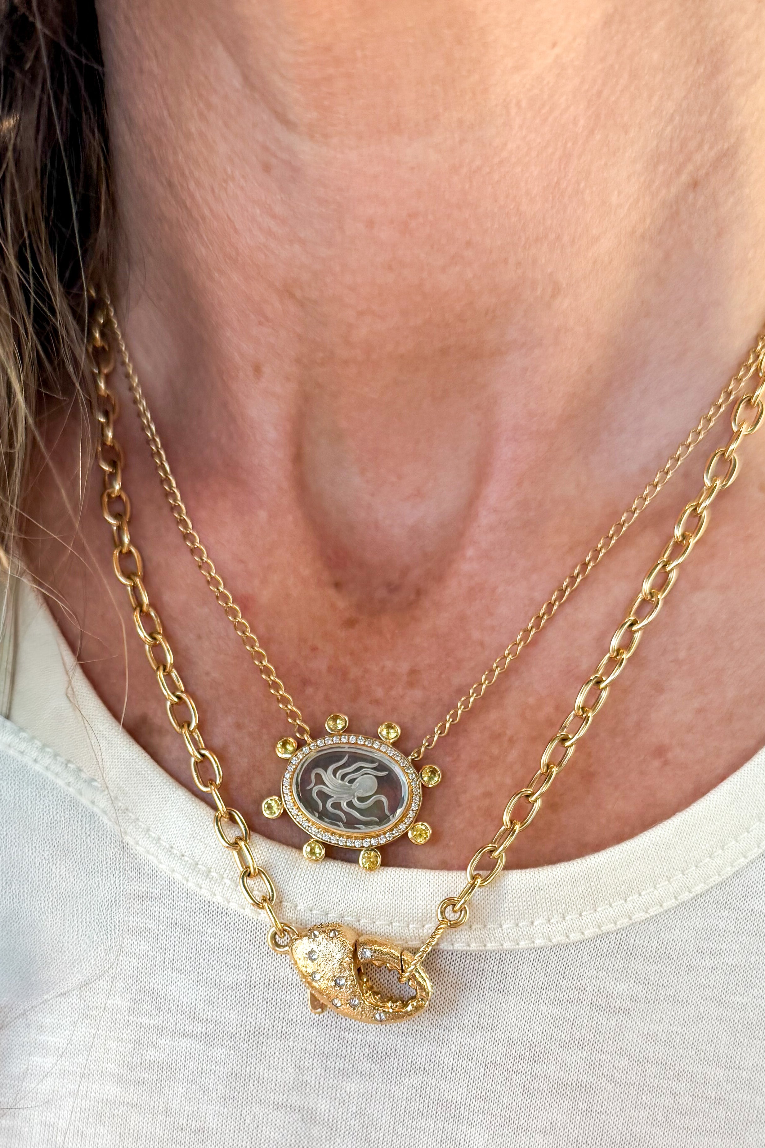 Large Octopus Caspian Necklace